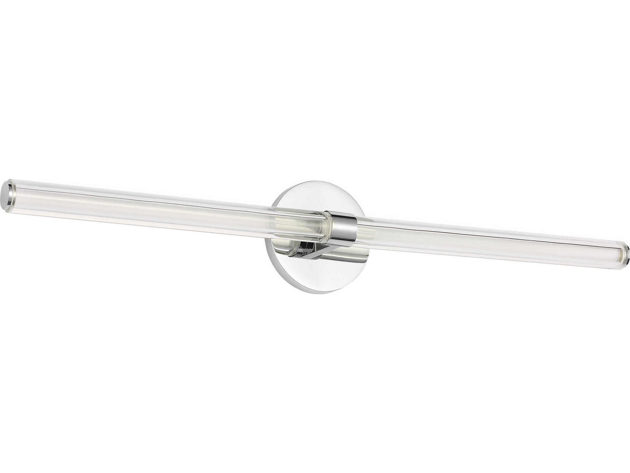 Visual Comfort Modern Reiya 1-Light Chrome Vanity Light