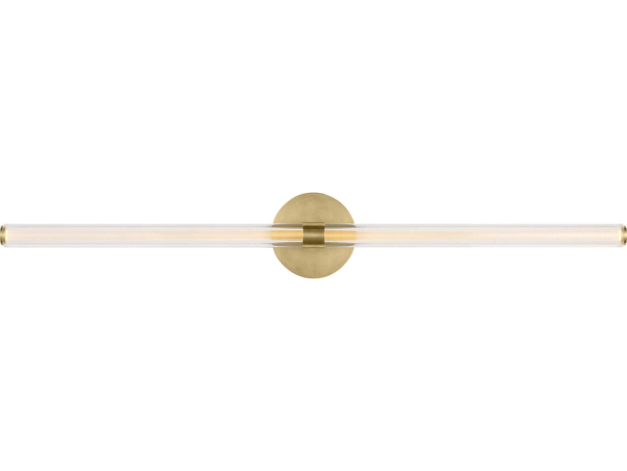 Visual Comfort Modern Reiya 1-Light Brass Vanity Light