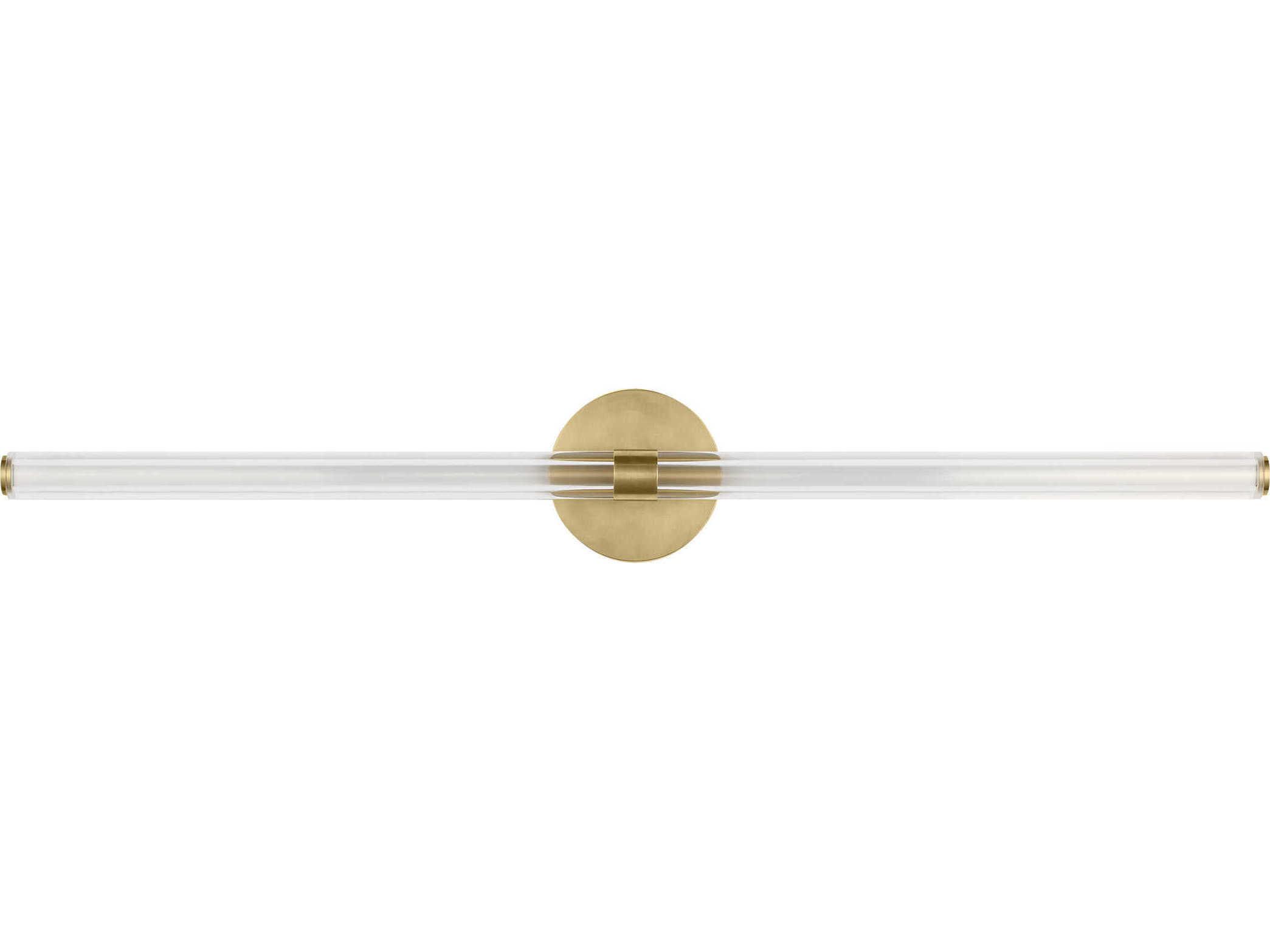 Visual Comfort Modern Reiya 1-Light Brass Vanity Light