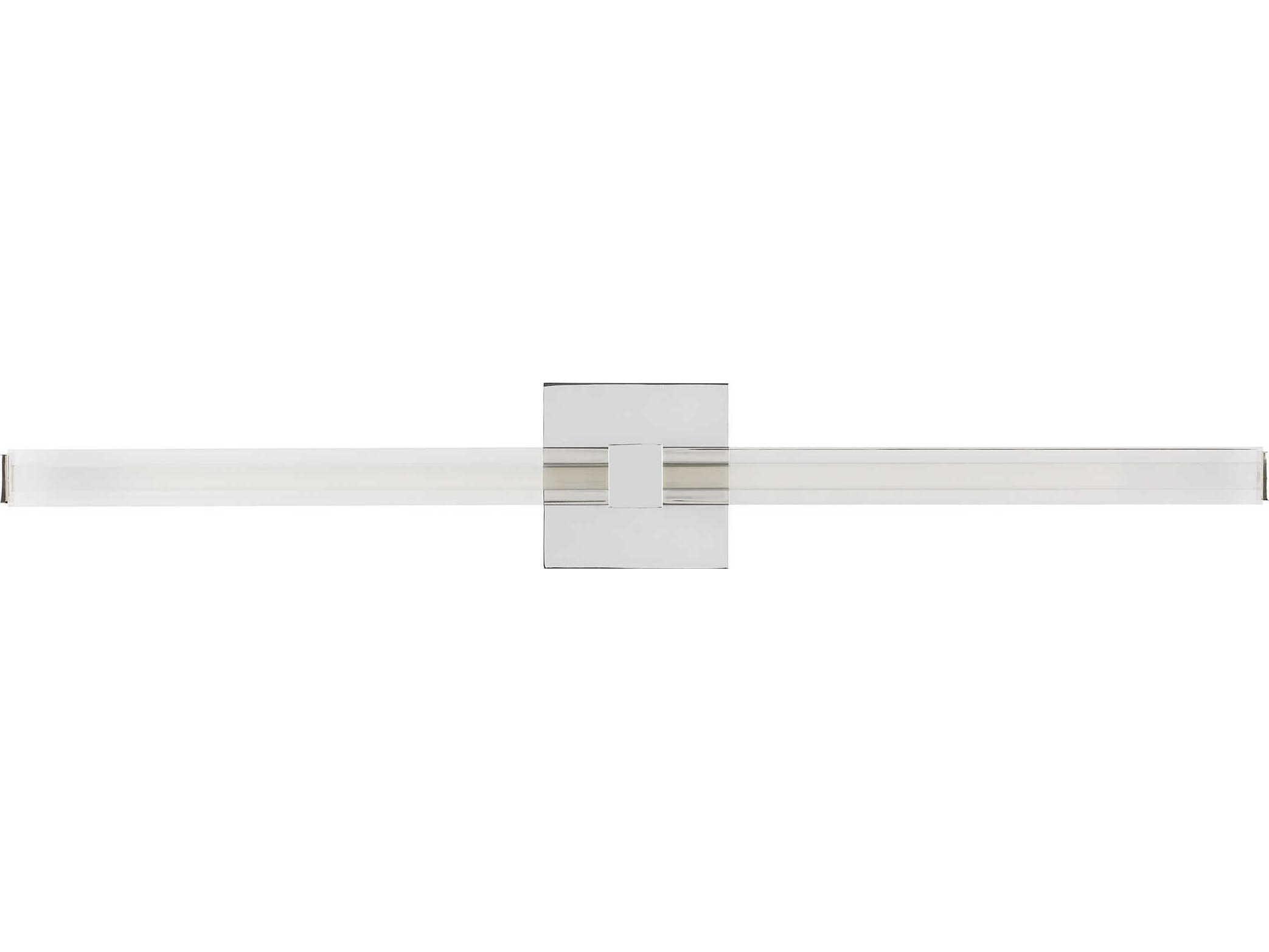 Visual Comfort Modern Reiya 1-Light Chrome Vanity Light