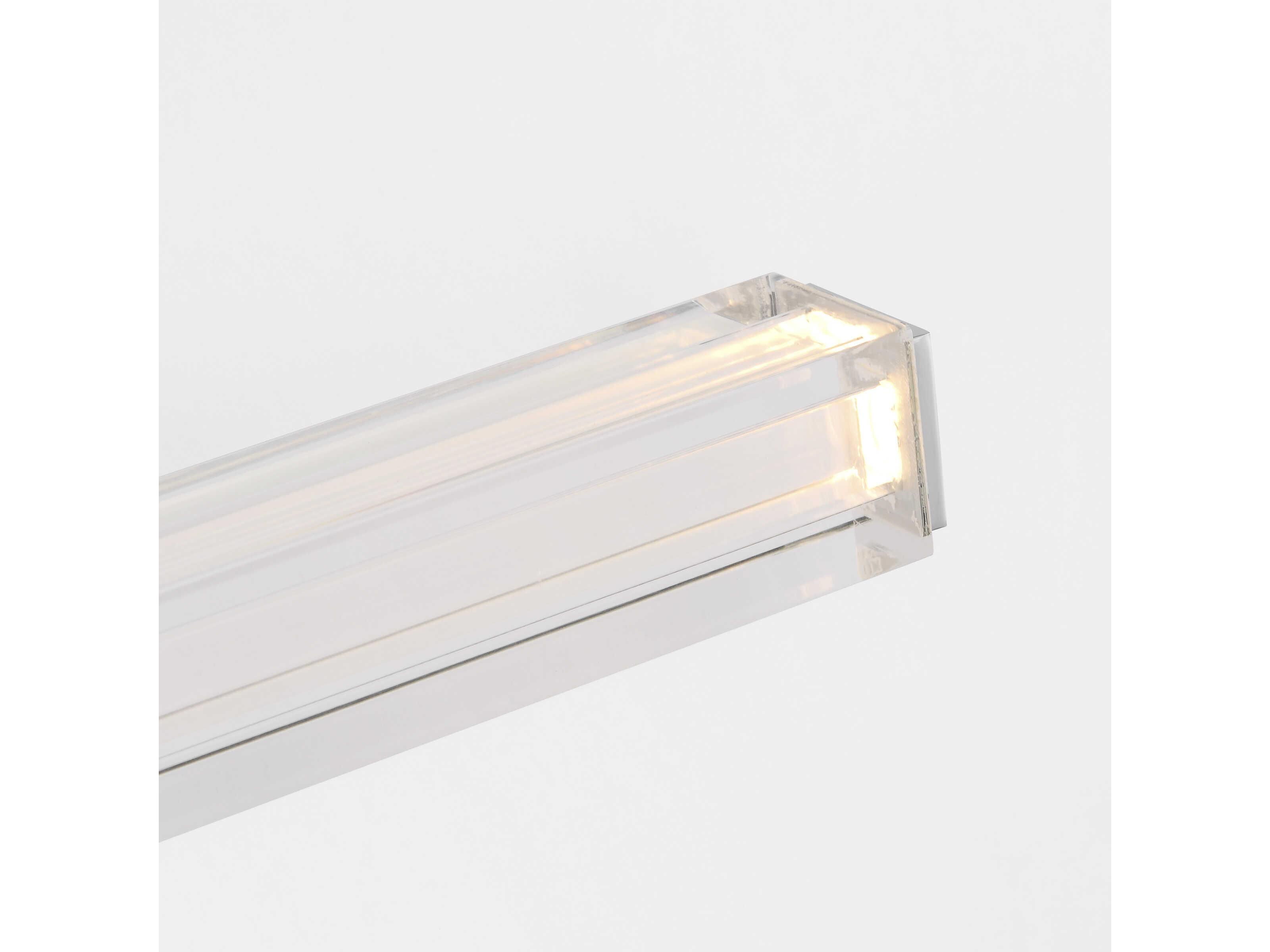 Visual Comfort Modern Reiya 1-Light Chrome Vanity Light