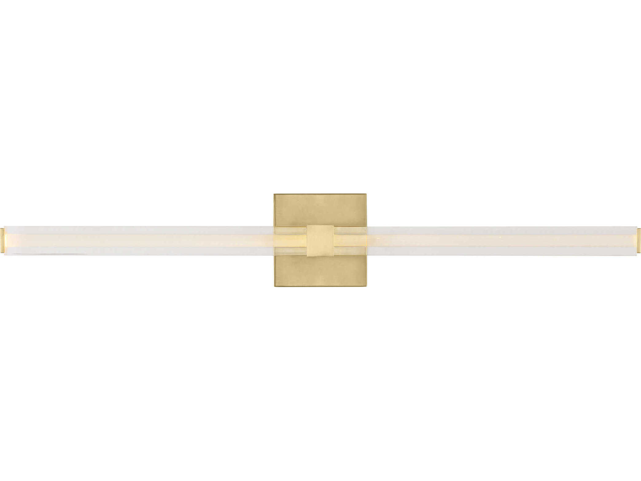 Visual Comfort Modern Reiya 1-Light Brass Vanity Light