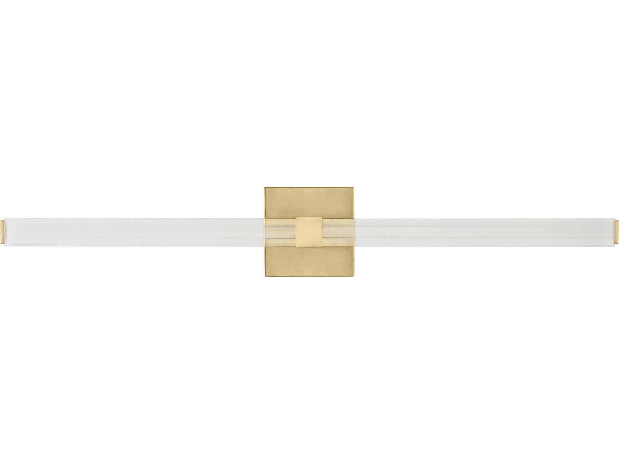 Visual Comfort Modern Reiya 1-Light Brass Vanity Light