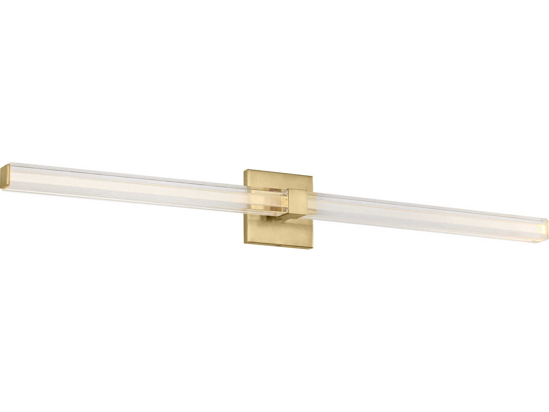 Visual Comfort Modern Reiya 1-Light Brass Vanity Light
