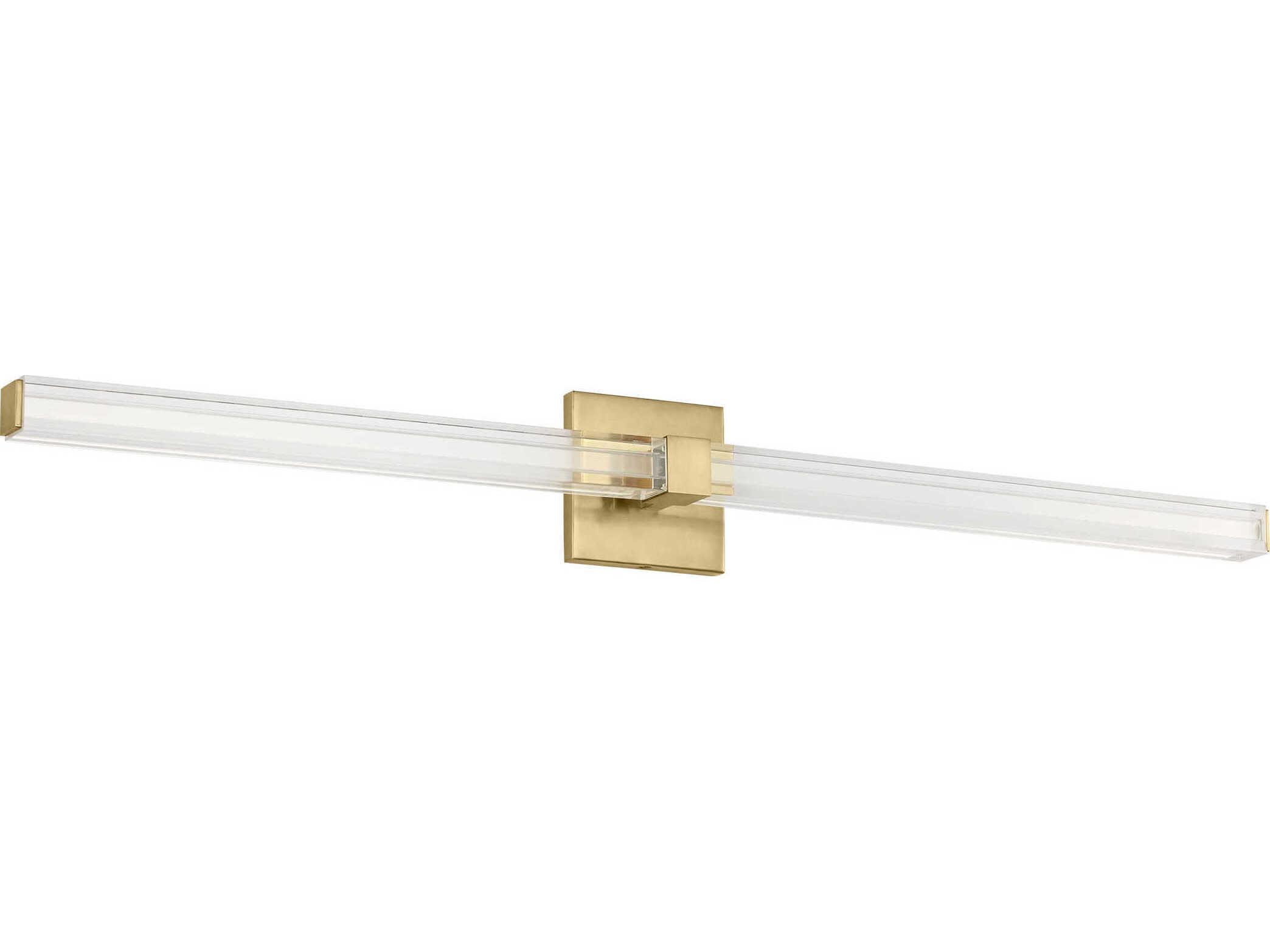 Visual Comfort Modern Reiya 1-Light Brass Vanity Light