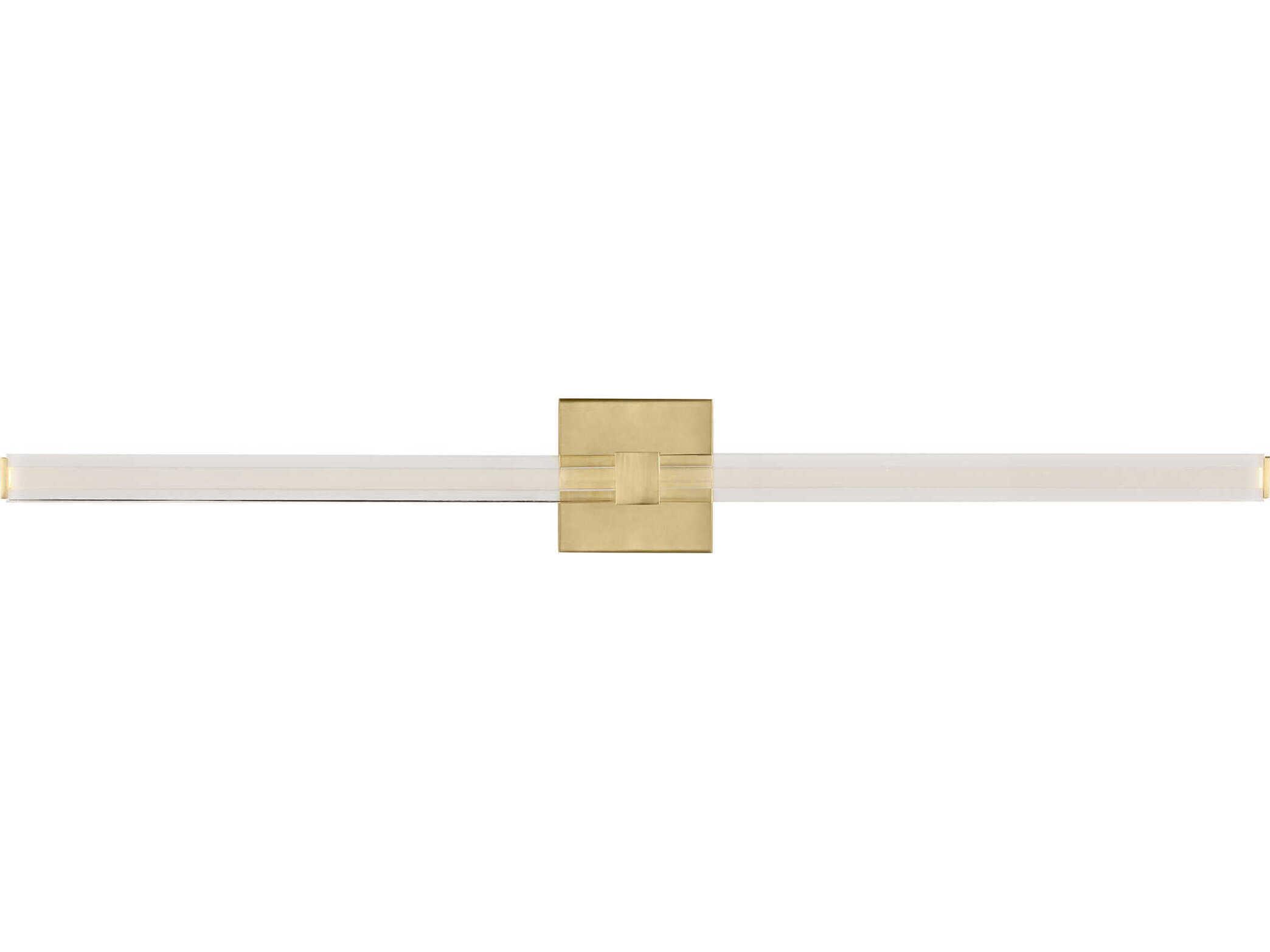 Visual Comfort Modern Reiya 1-Light Brass Vanity Light