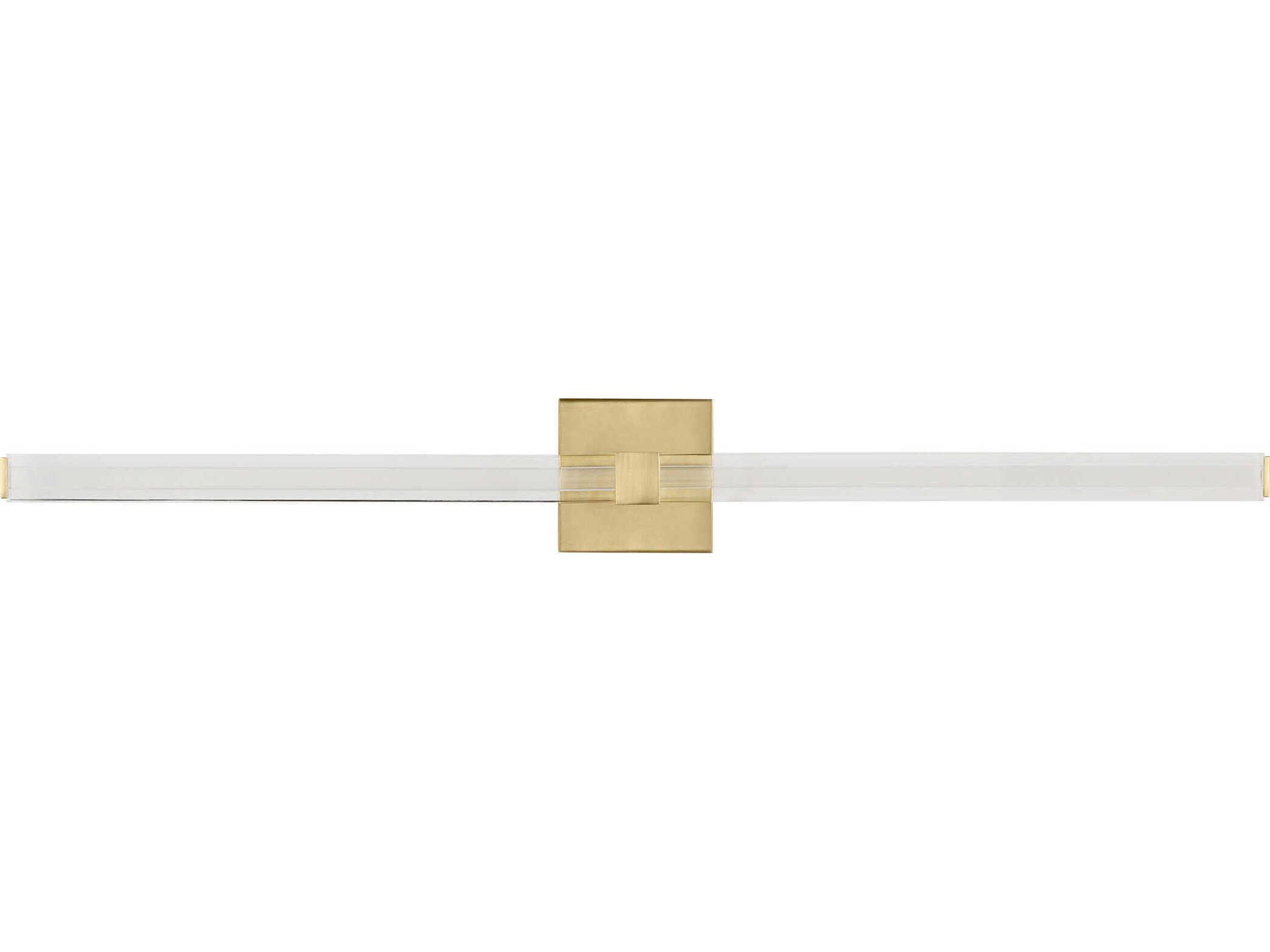 Visual Comfort Modern Reiya 1-Light Brass Vanity Light