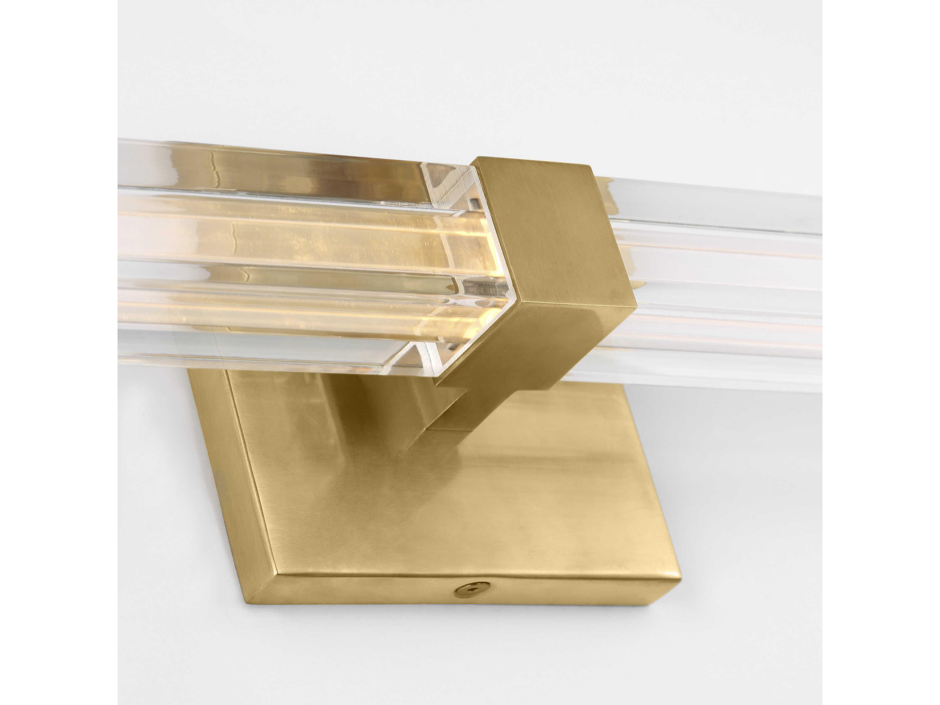 Visual Comfort Modern Reiya 1-Light Brass Vanity Light