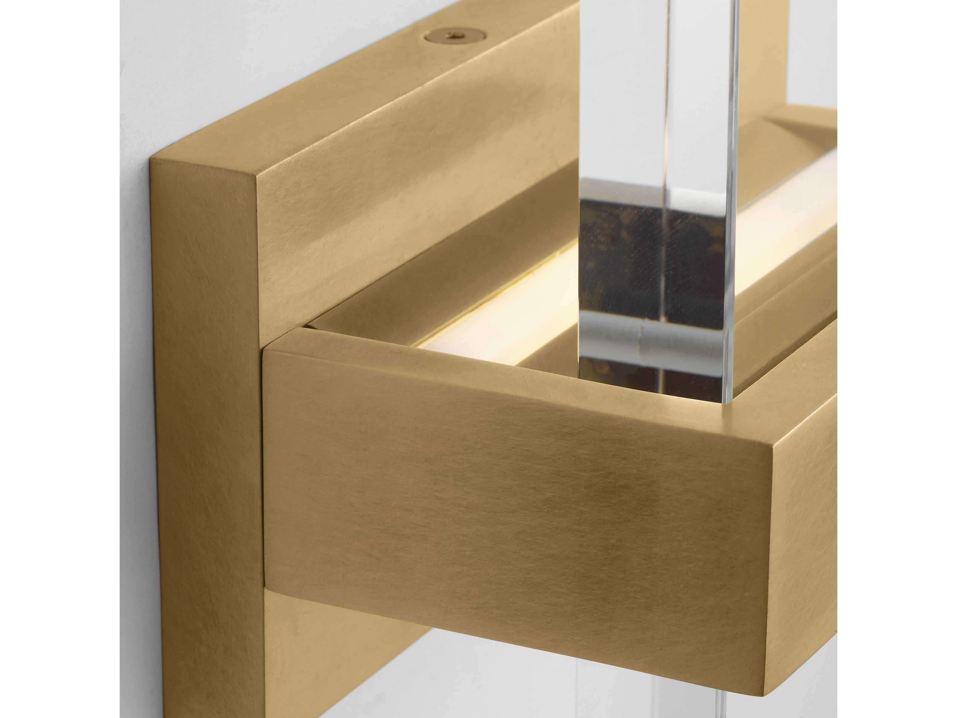 Visual Comfort Modern Flyta 1-Light Natural Brass Wall Sconce