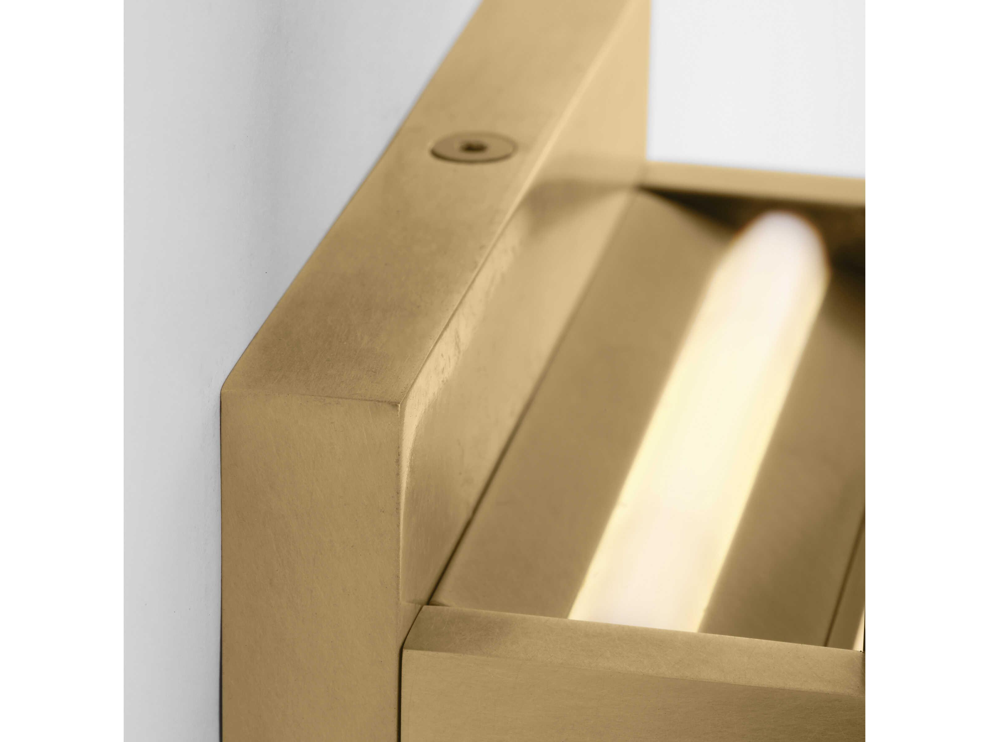 Visual Comfort Modern Flyta 1-Light Natural Brass Wall Sconce