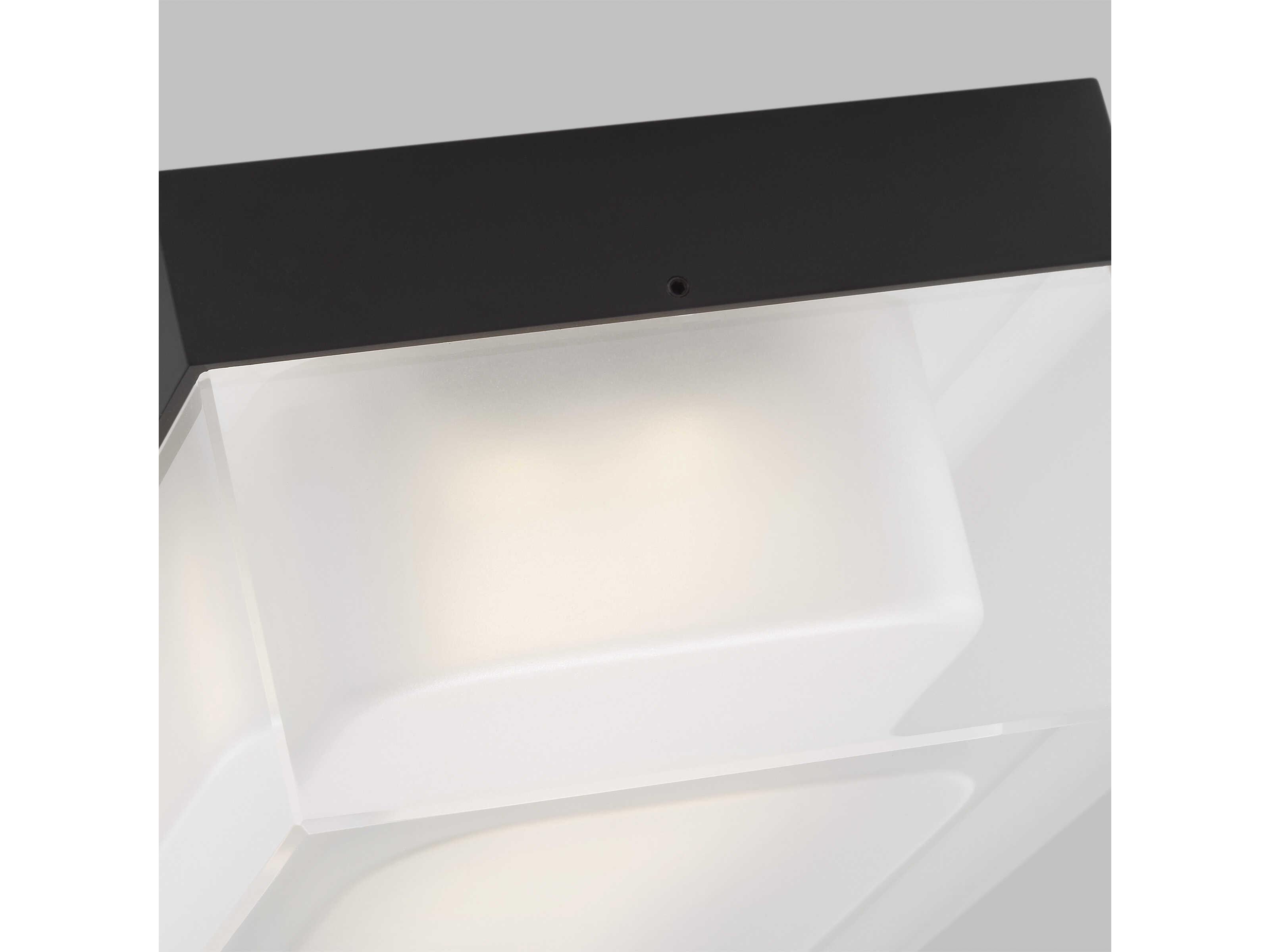 Visual Comfort Modern Milley 1-Light Nightshade Black Wall Sconce