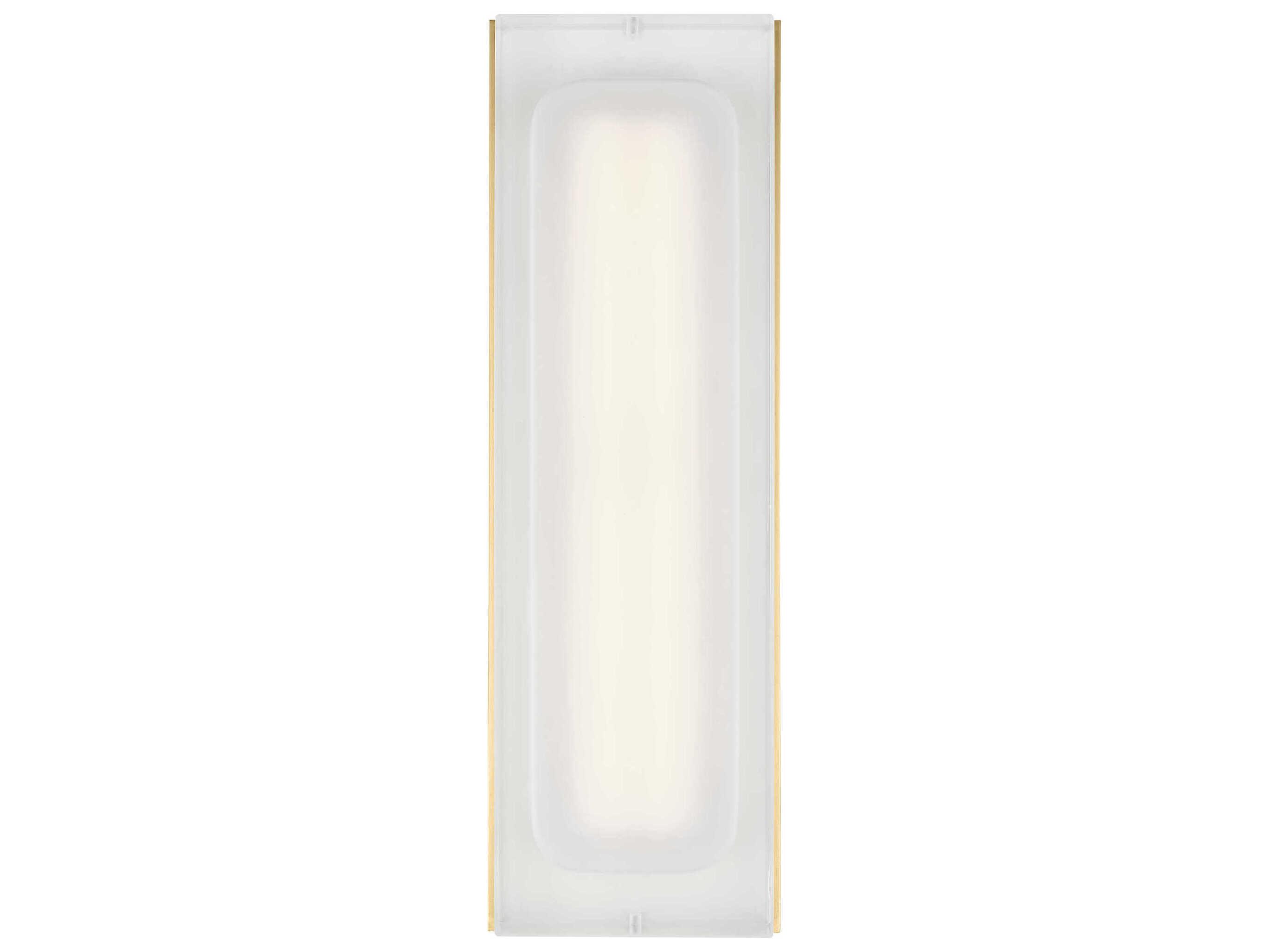 Visual Comfort Modern Milley 1-Light Natural Brass Wall Sconce
