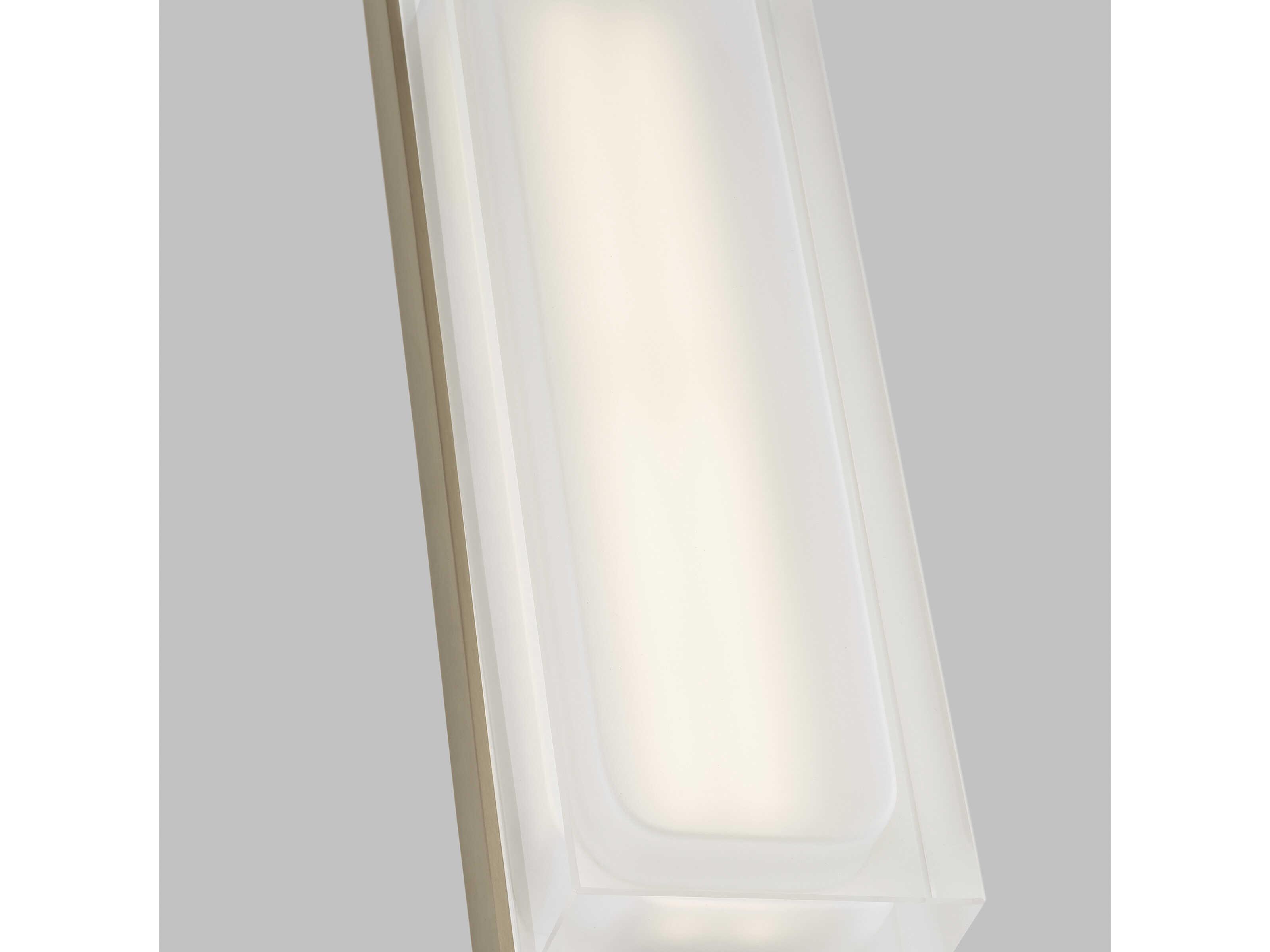 Visual Comfort Modern Milley 1-Light Natural Brass Wall Sconce