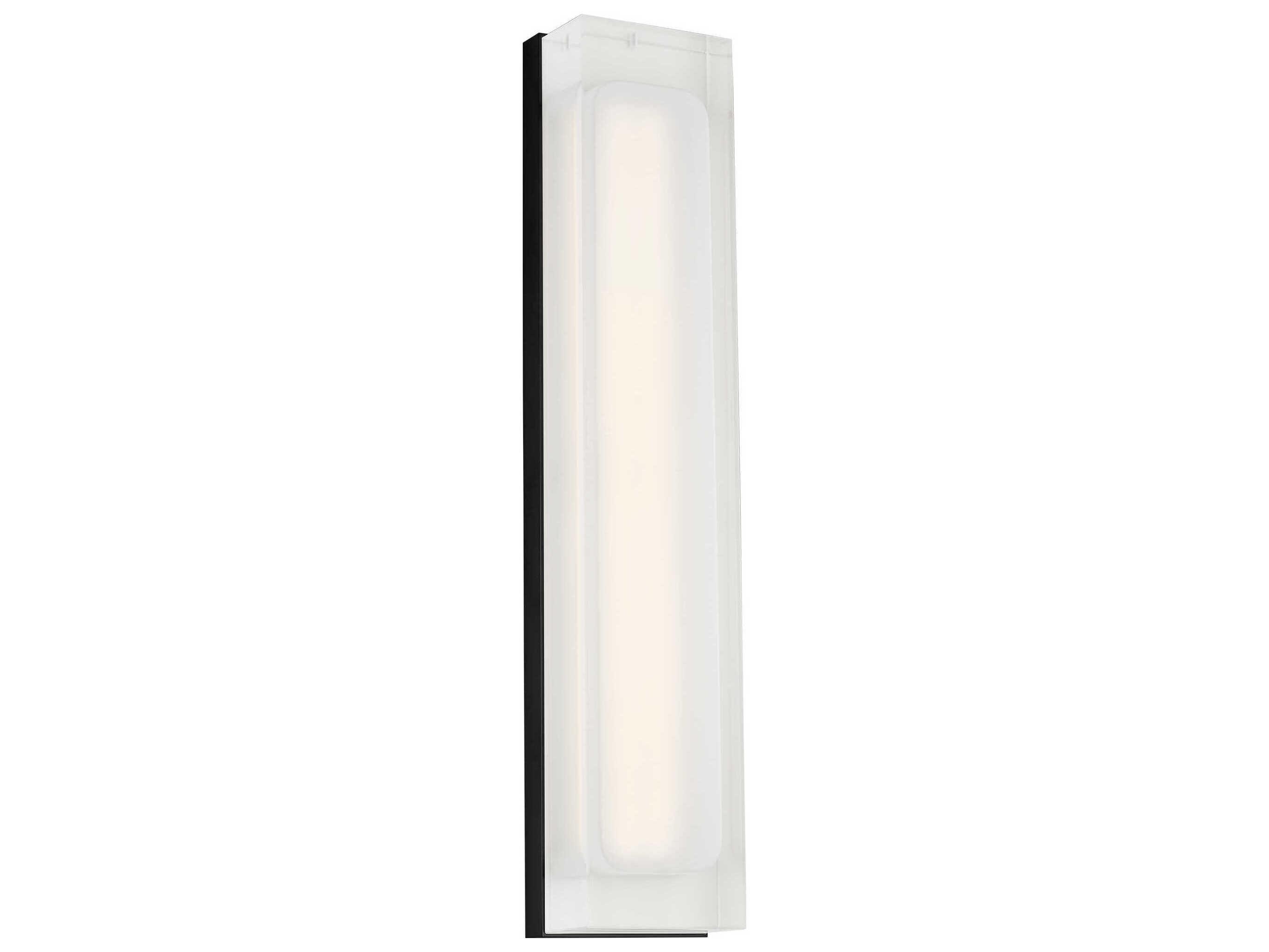 Visual Comfort Modern Milley 1-Light Nightshade Black Wall Sconce