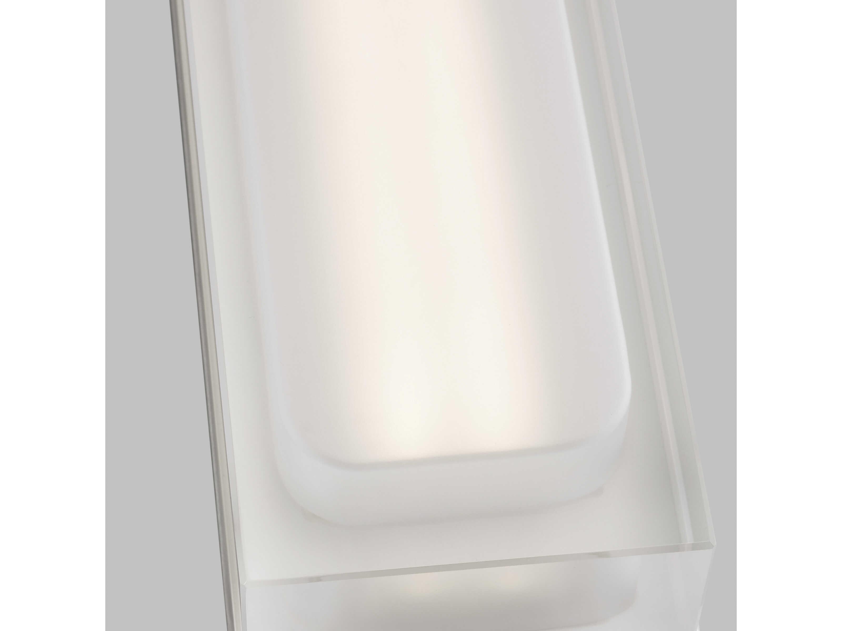 Visual Comfort Modern Milley 1-Light Polished Nickel Wall Sconce