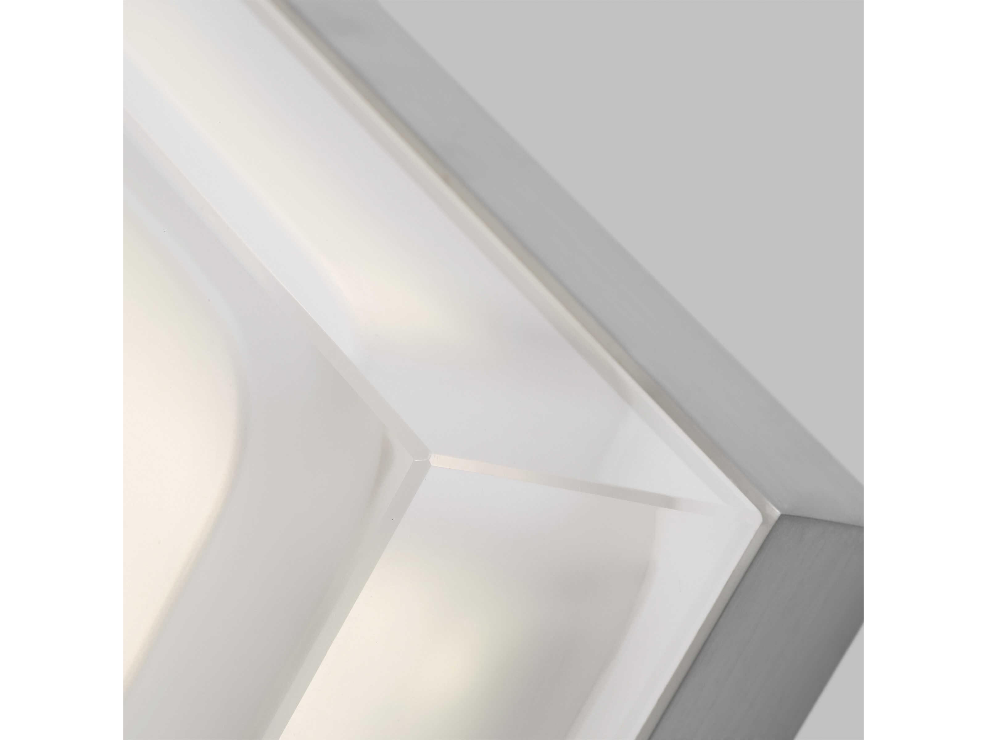 Visual Comfort Modern Milley 1-Light Polished Nickel Wall Sconce