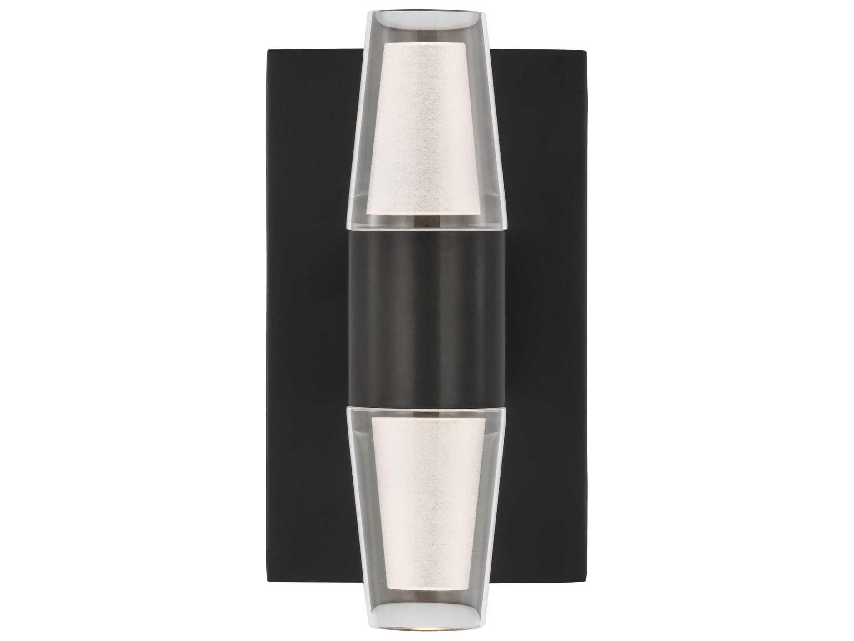 Visual Comfort Modern Lassell 2-Light Dark Bronze Wall Sconce