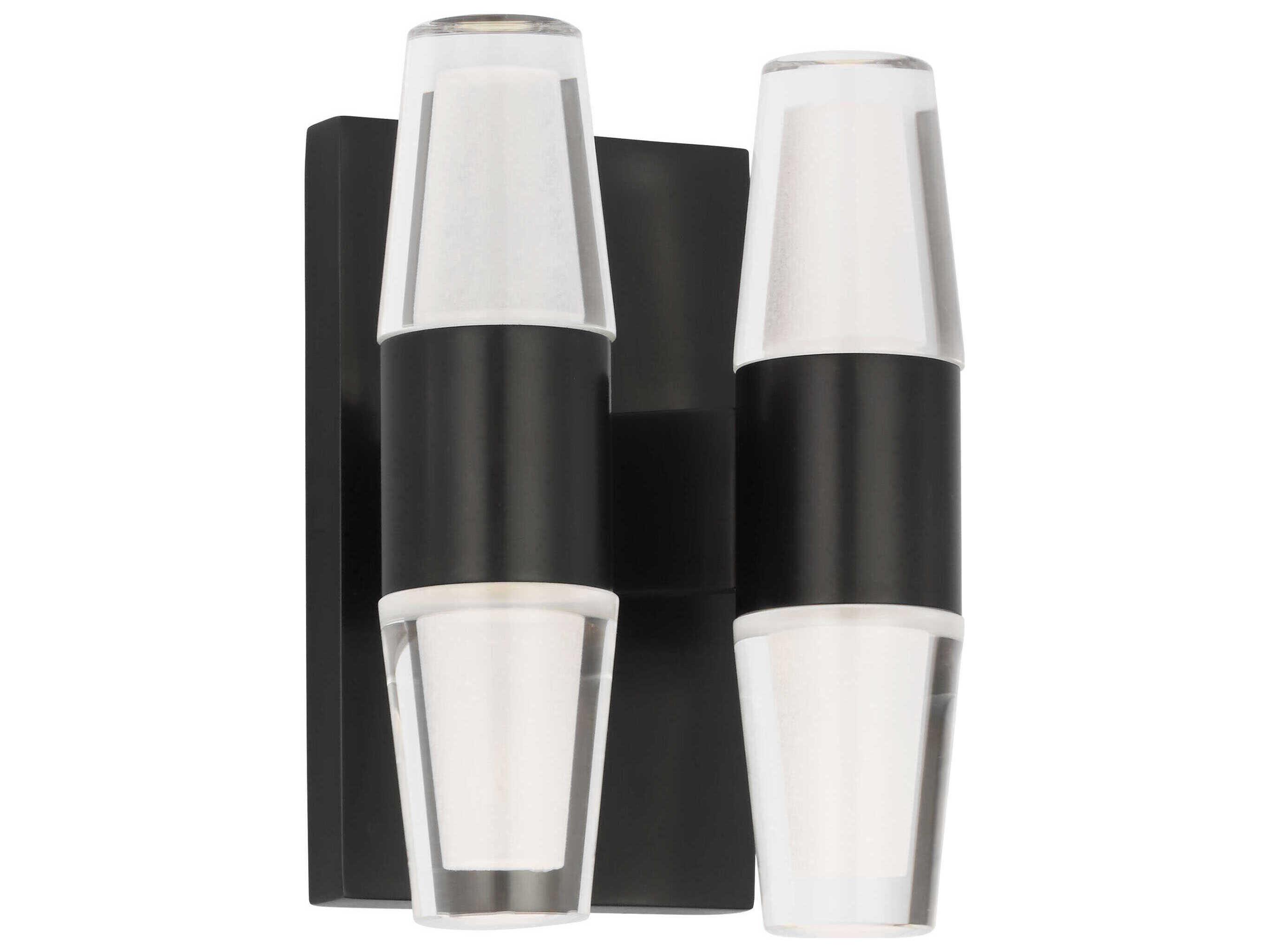 Visual Comfort Modern Lassell 4-Light Dark Bronze Wall Sconce