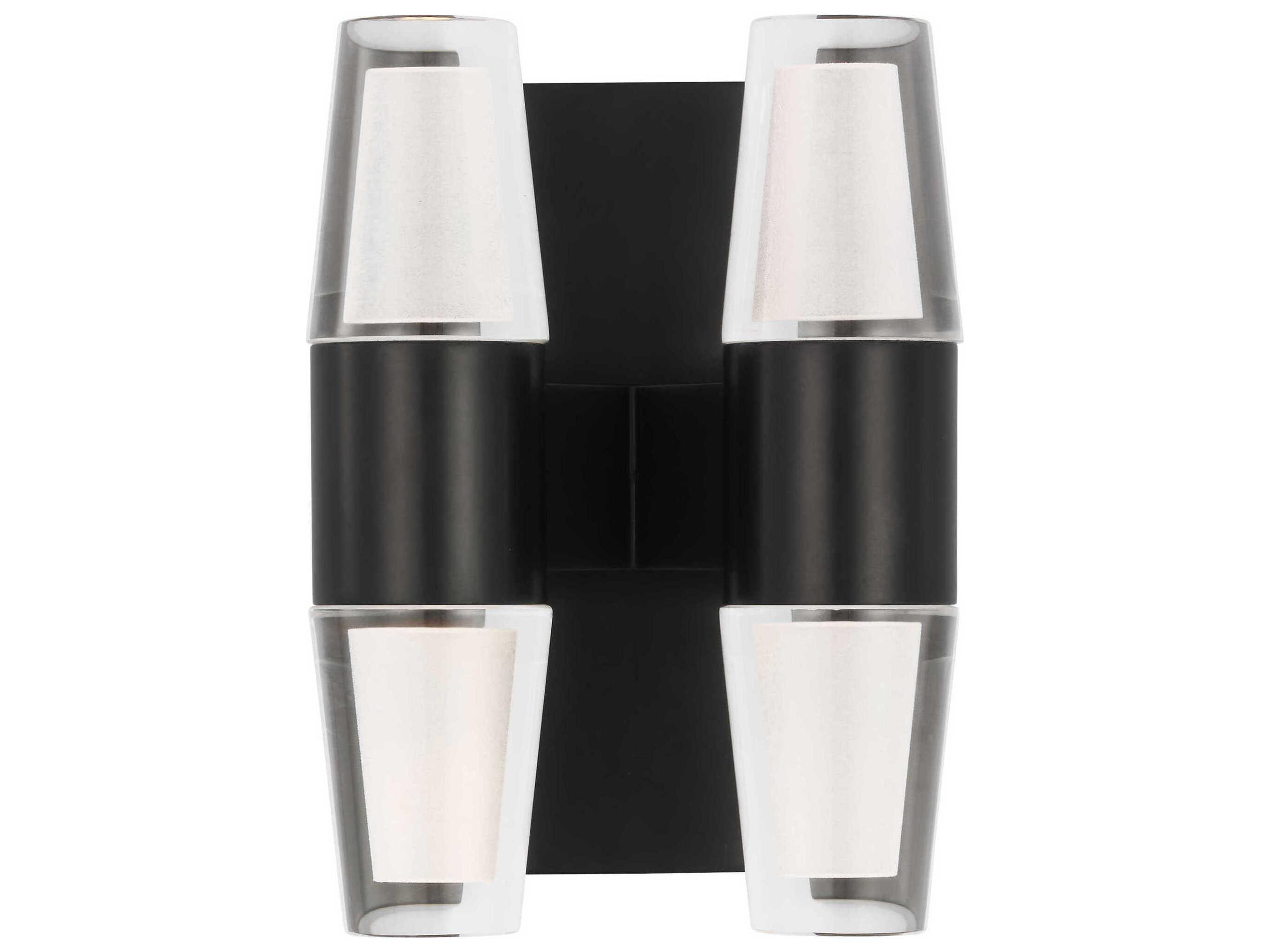 Visual Comfort Modern Lassell 4-Light Dark Bronze Wall Sconce