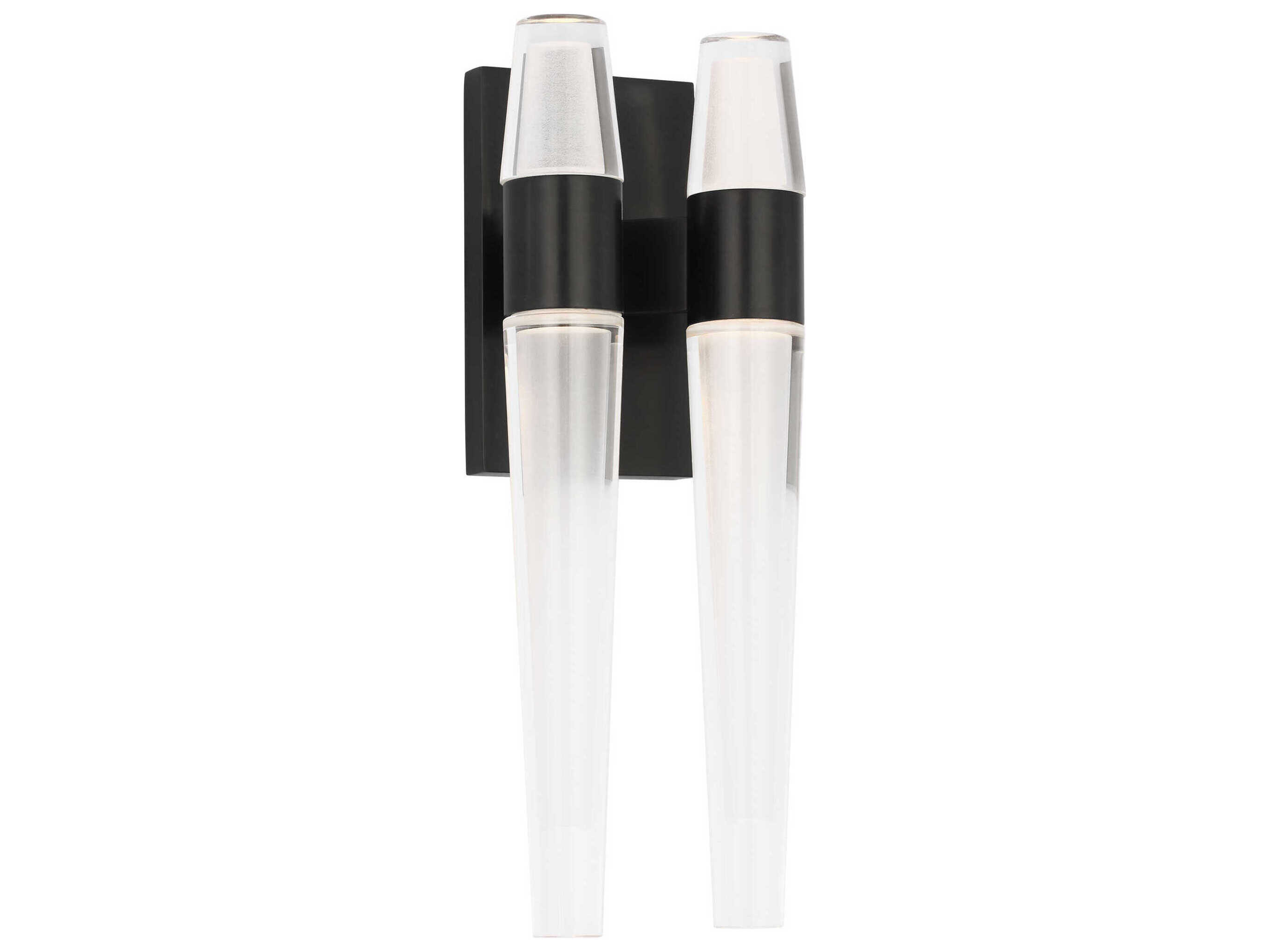 Visual Comfort Modern Lassell 4-Light Dark Bronze Wall Sconce