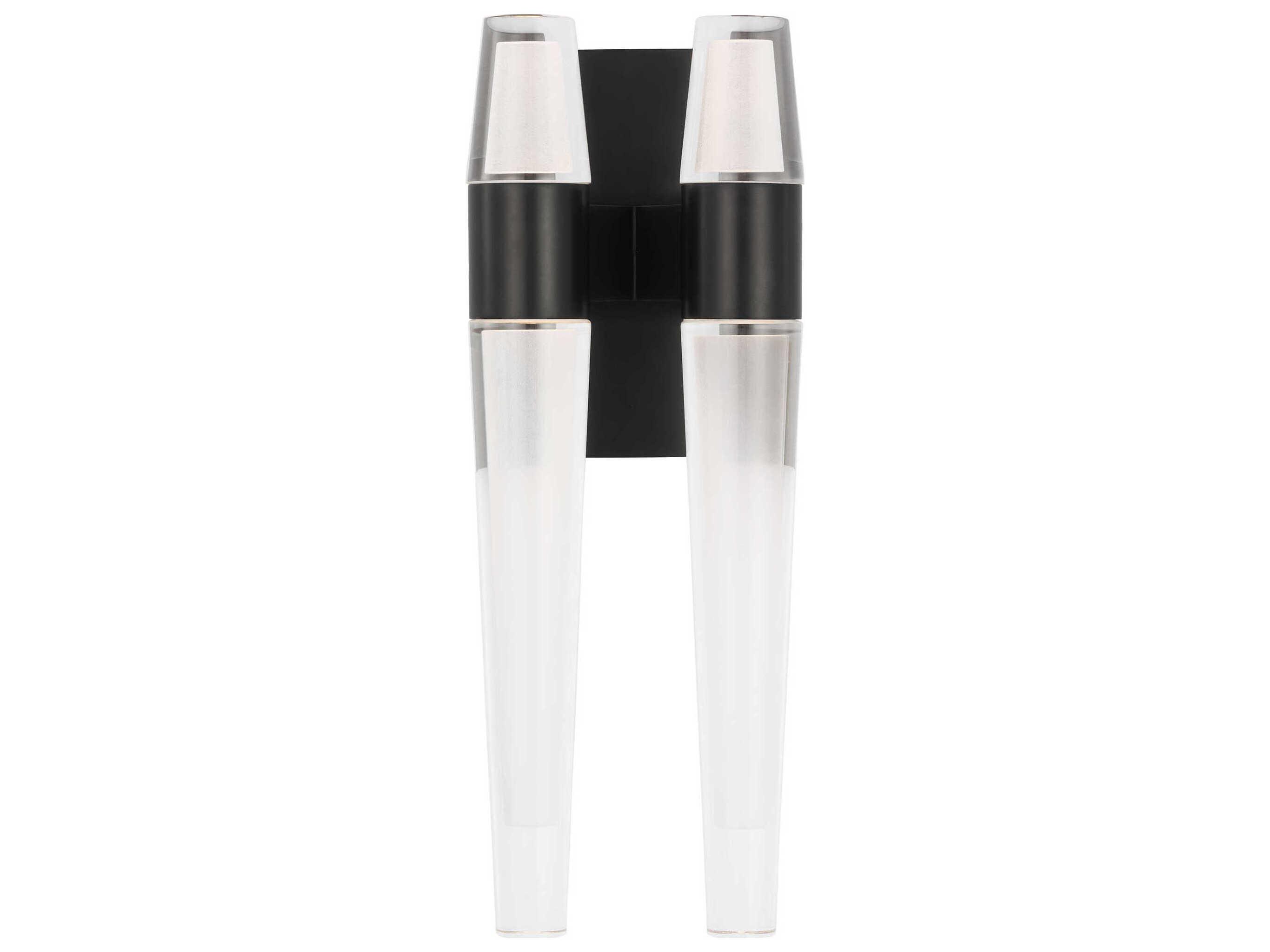 Visual Comfort Modern Lassell 4-Light Dark Bronze Wall Sconce