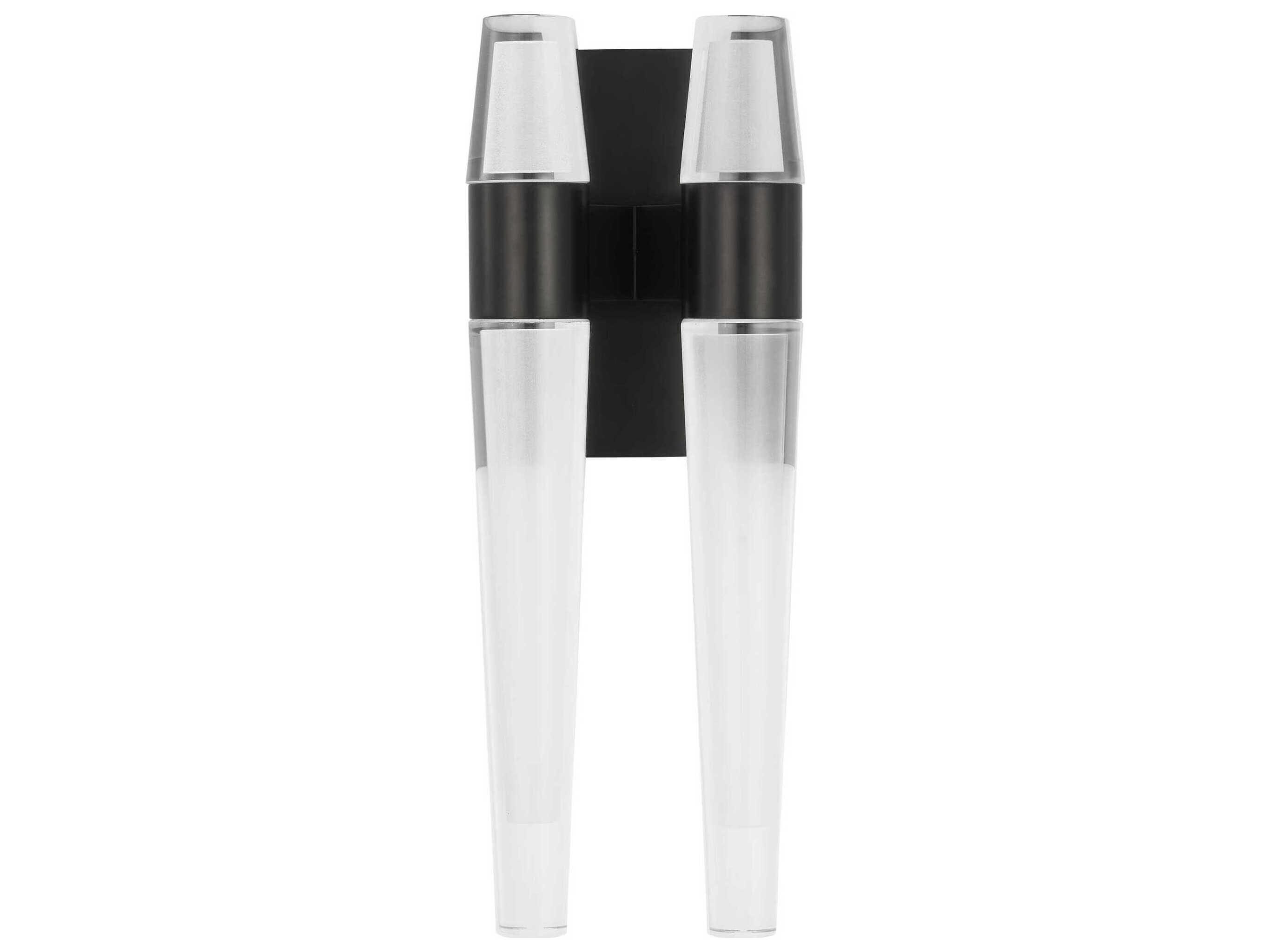 Visual Comfort Modern Lassell 4-Light Dark Bronze Wall Sconce