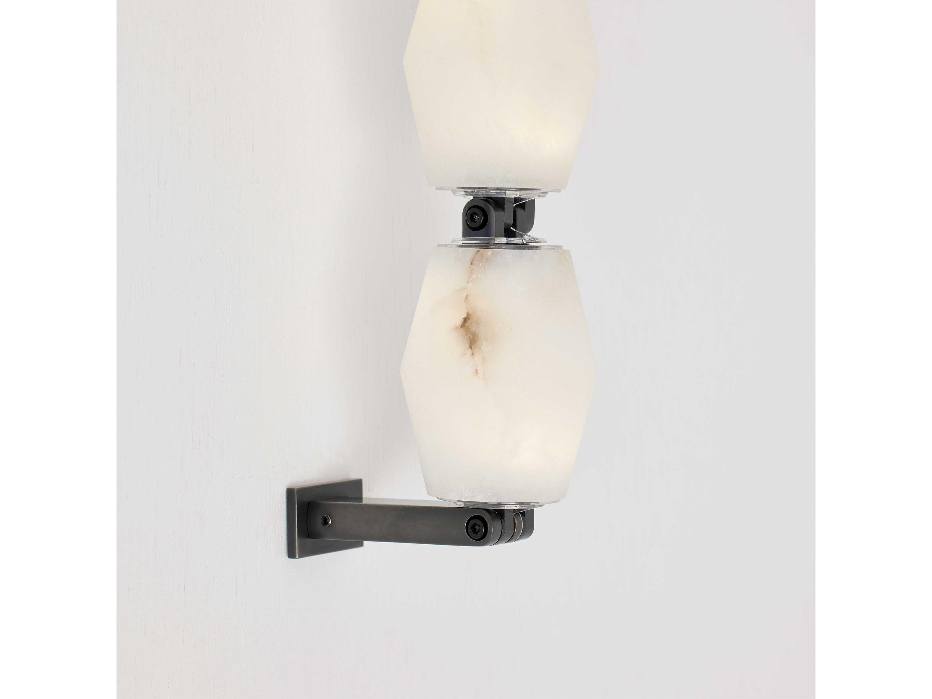 Visual Comfort Modern Collier 1-Light Bronze Wall Sconce