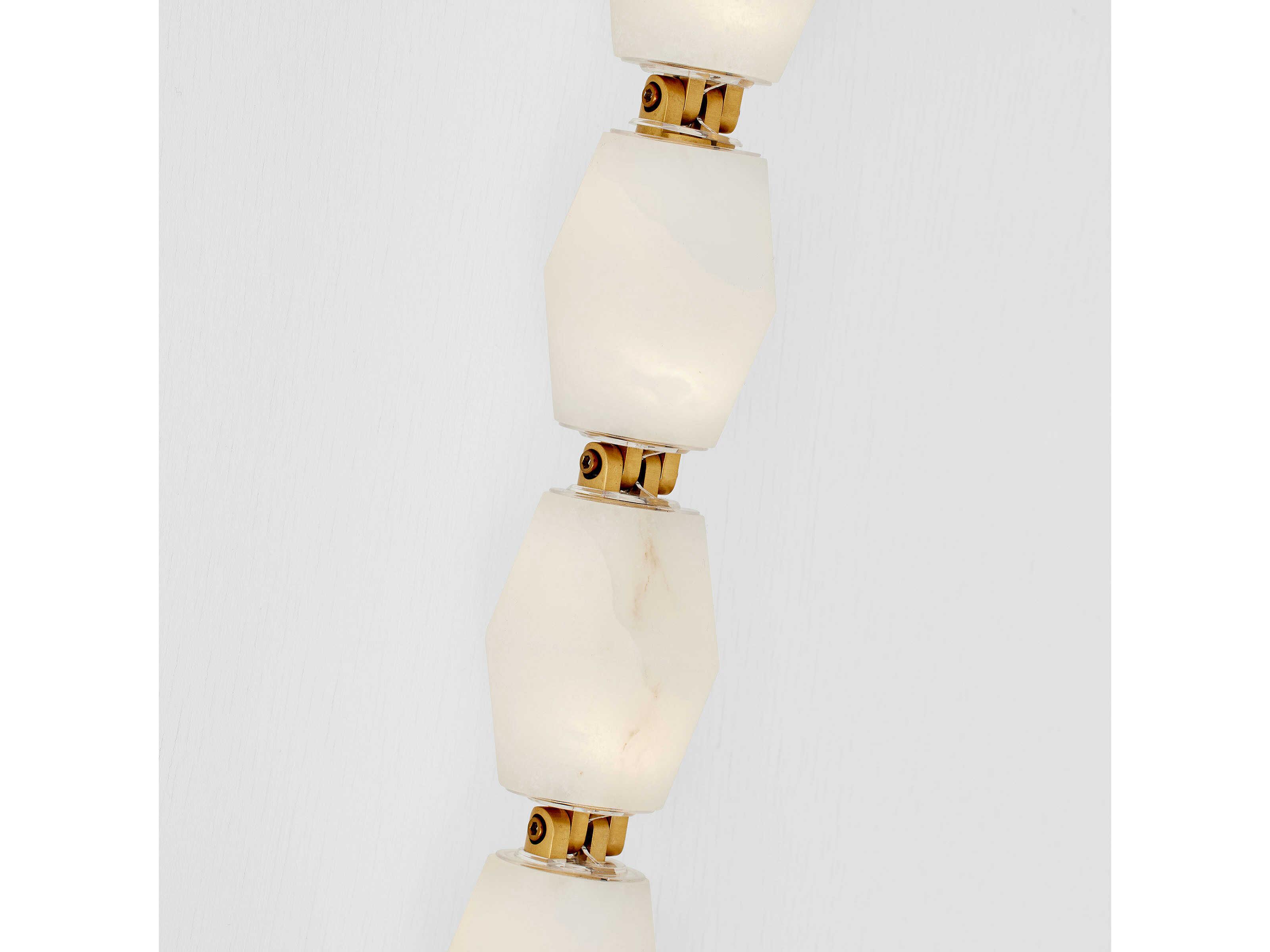 Visual Comfort Modern Collier 1-Light Hand Rubbed Antique Brass Wall Sconce