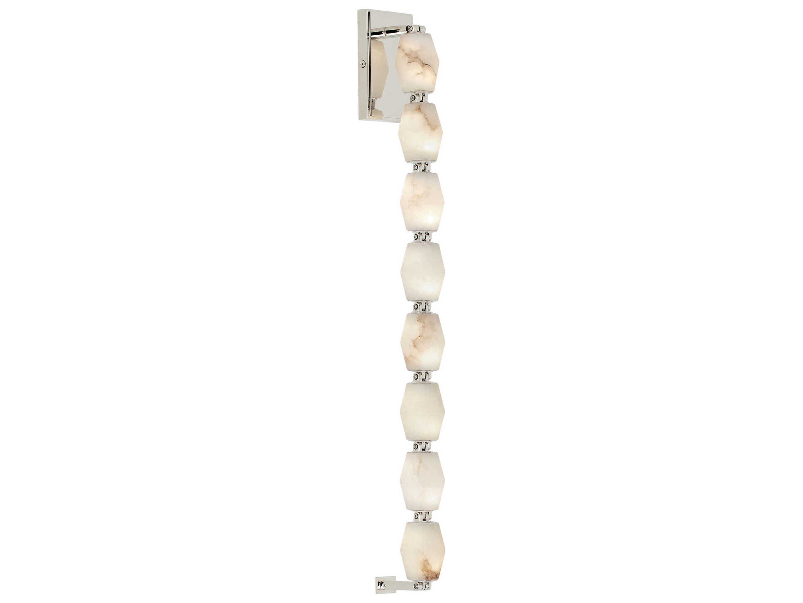 Visual Comfort Modern Collier 1-Light Polished Nickel Wall Sconce