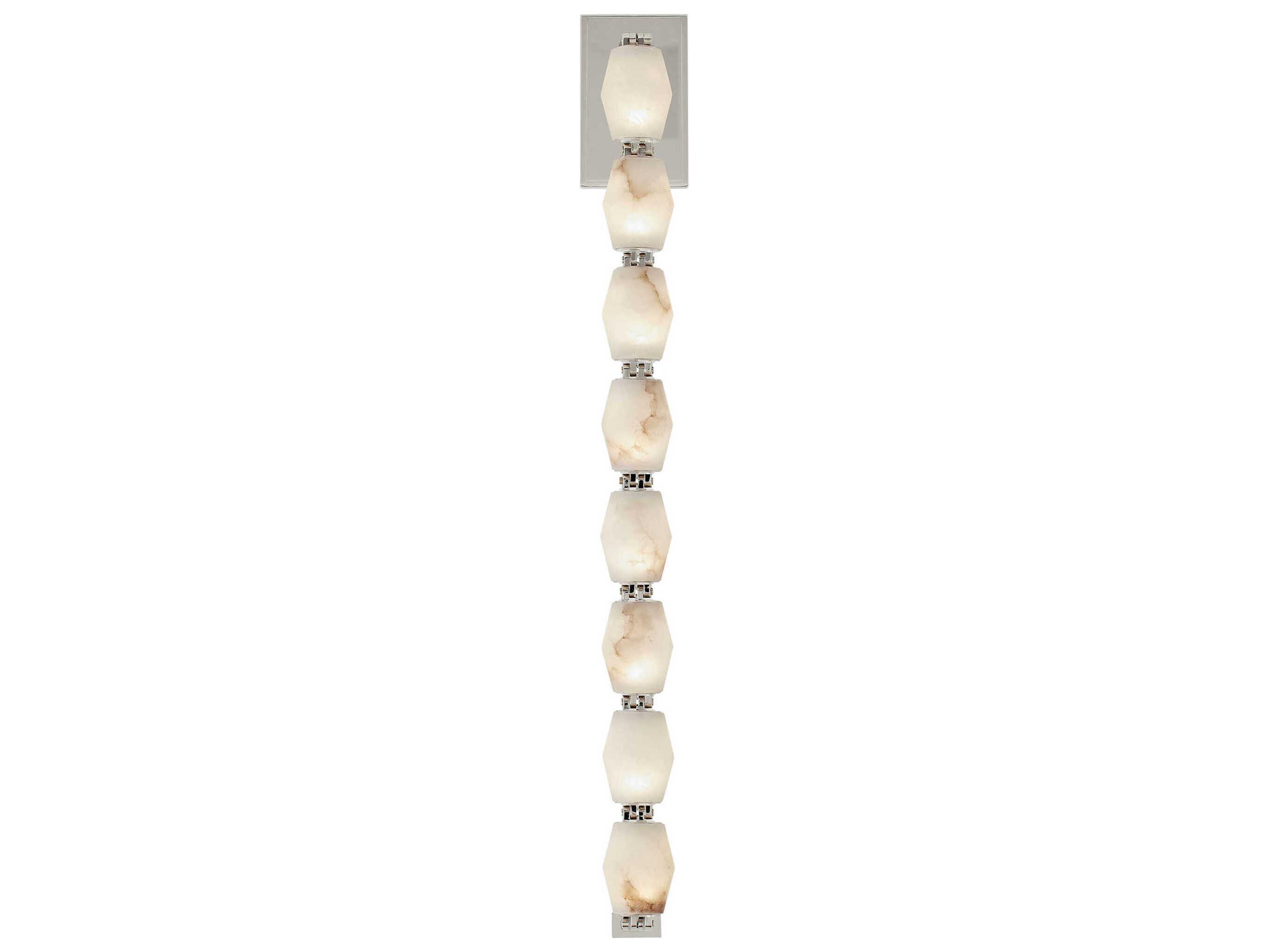Visual Comfort Modern Collier 1-Light Polished Nickel Wall Sconce