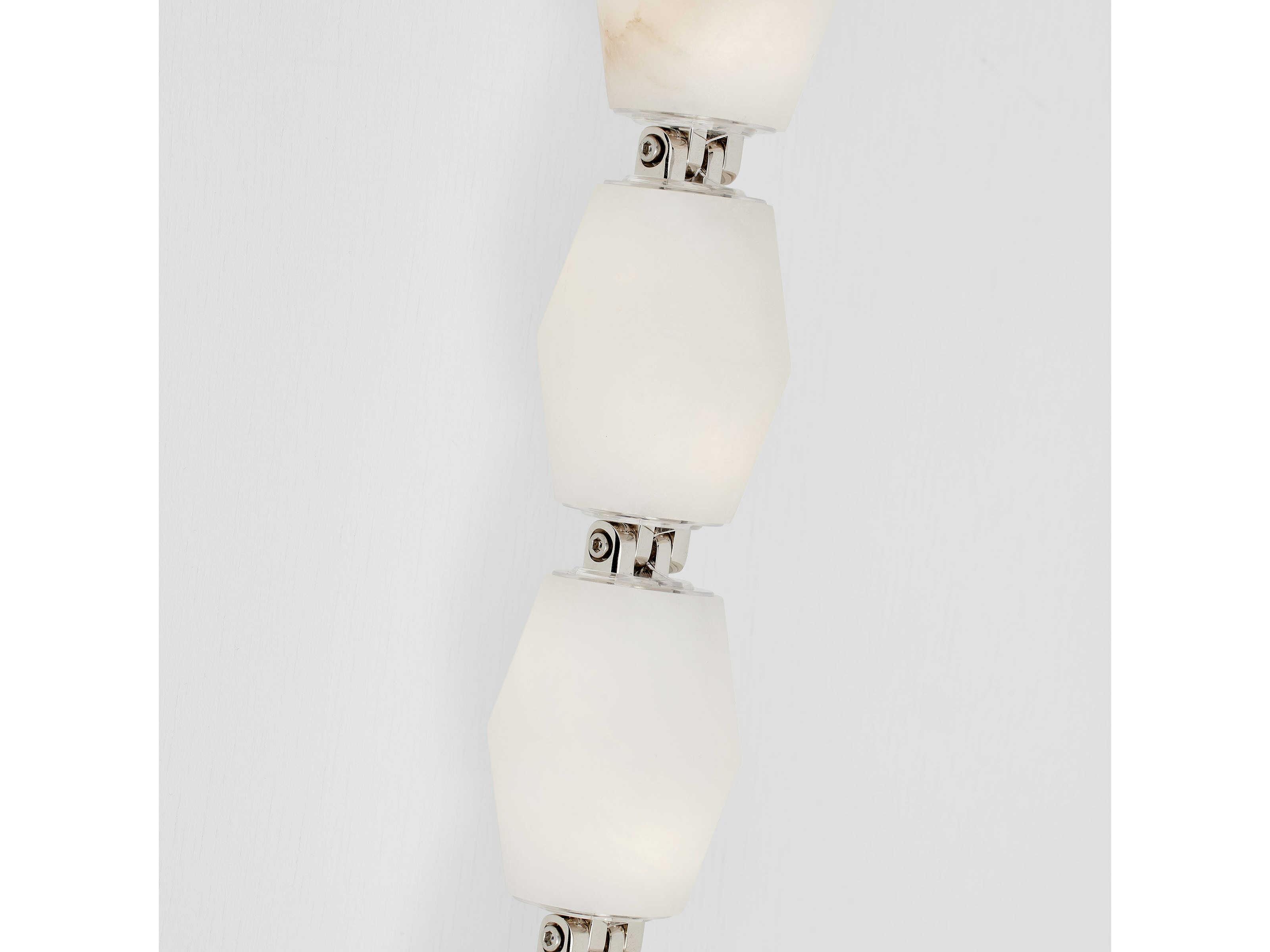 Visual Comfort Modern Collier 1-Light Polished Nickel Wall Sconce