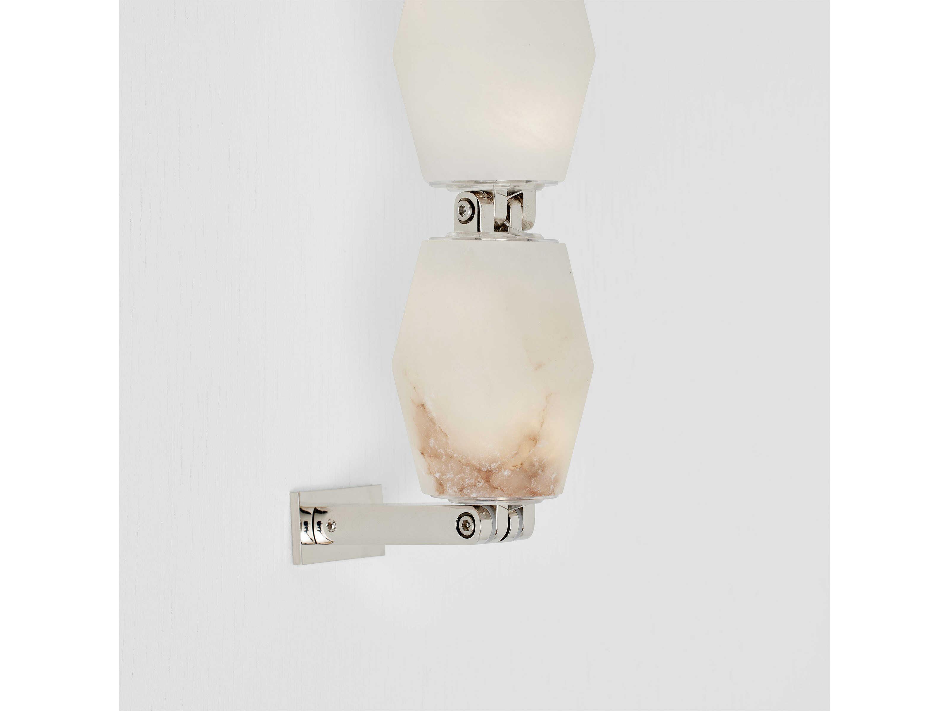 Visual Comfort Modern Collier 1-Light Polished Nickel Wall Sconce