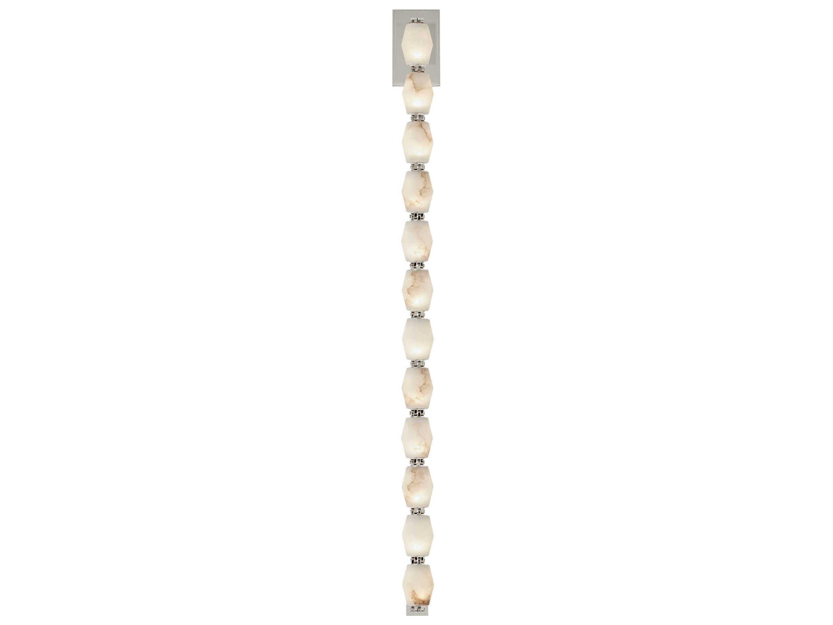 Visual Comfort Modern Collier 1-Light Polished Nickel Wall Sconce
