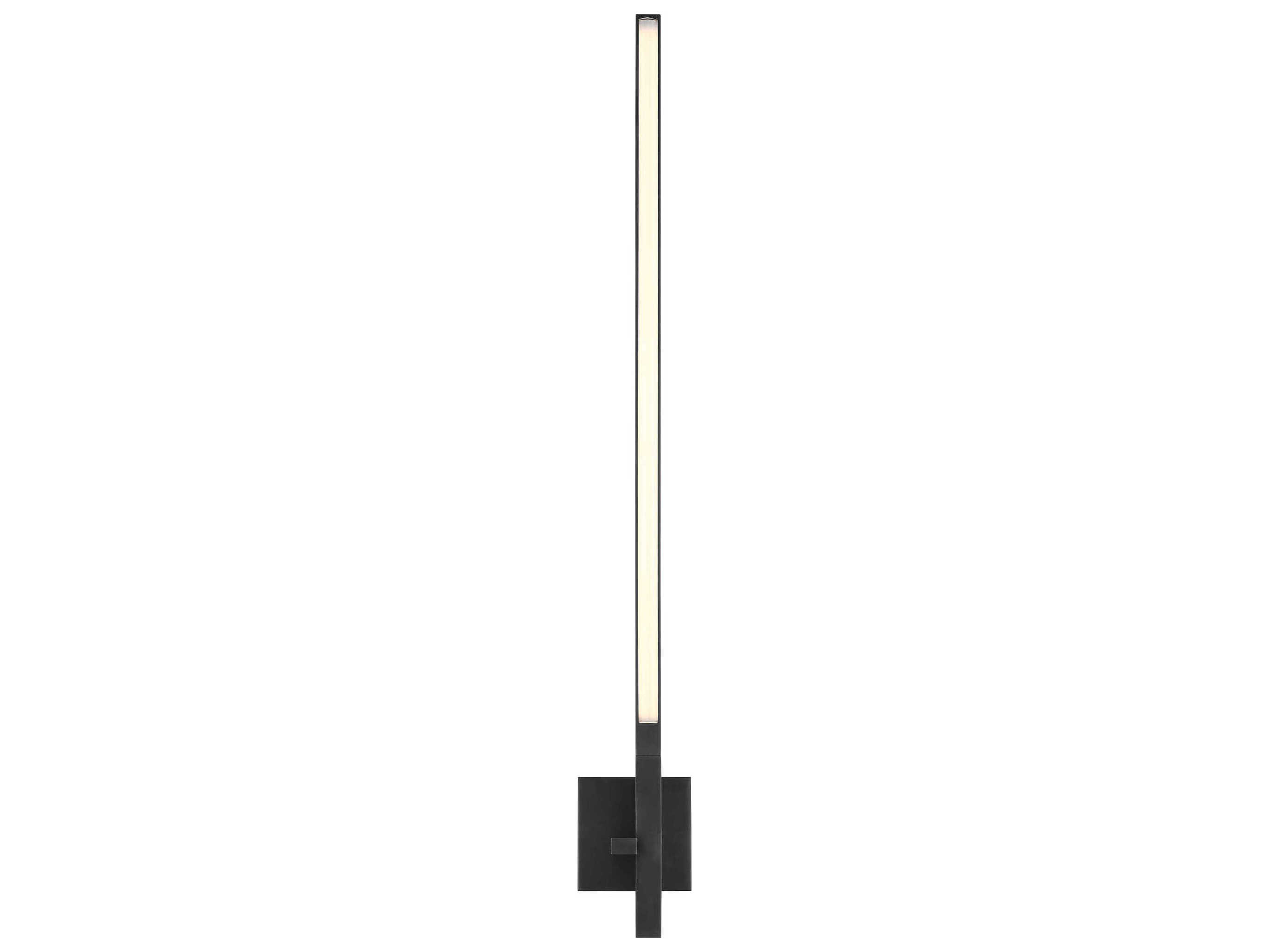 Visual Comfort Modern Cityscape 1-Light Bronze Wall Sconce