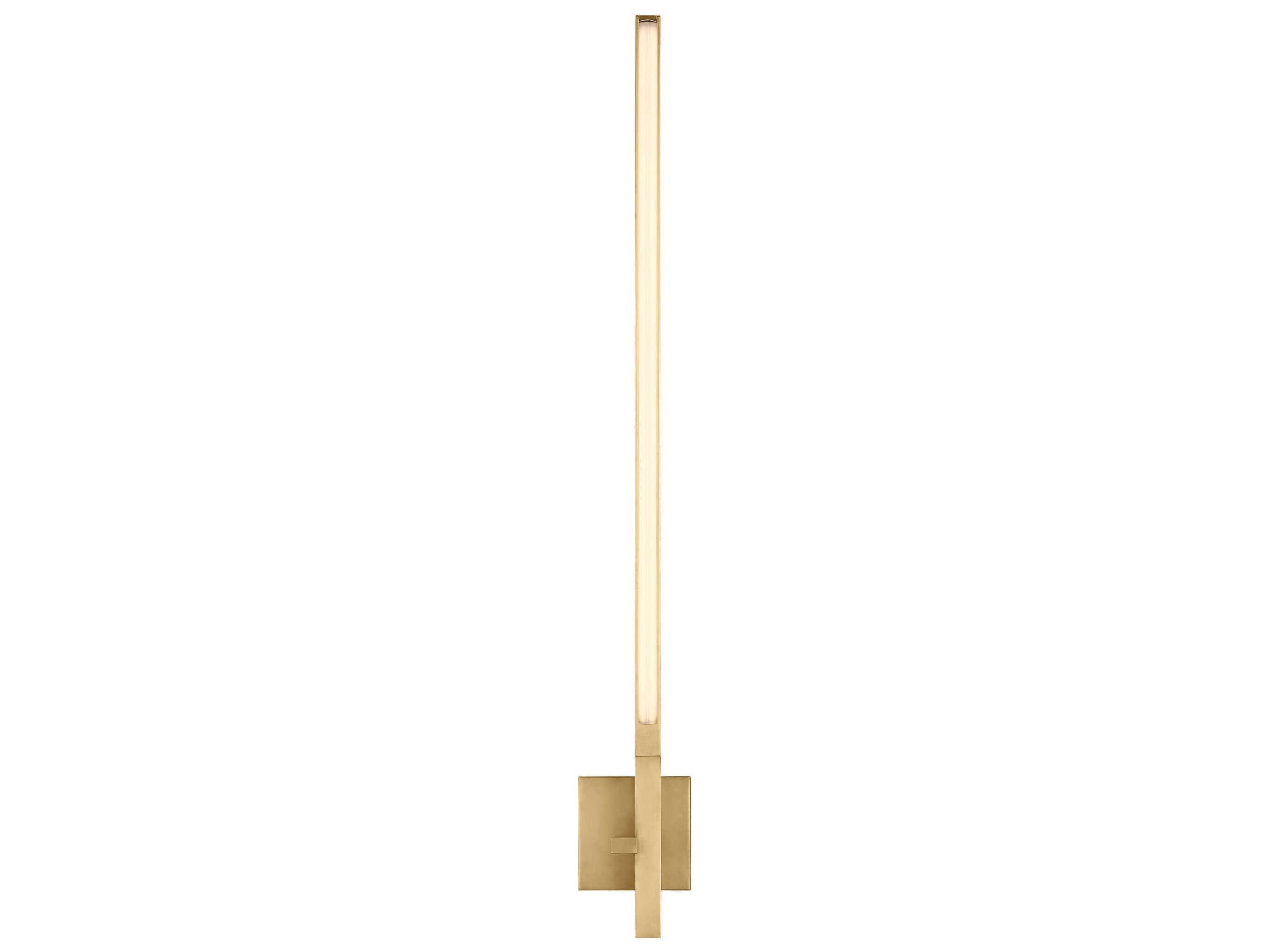 Visual Comfort Modern Cityscape 1-Light Hand Rubbed Antique Brass Wall Sconce