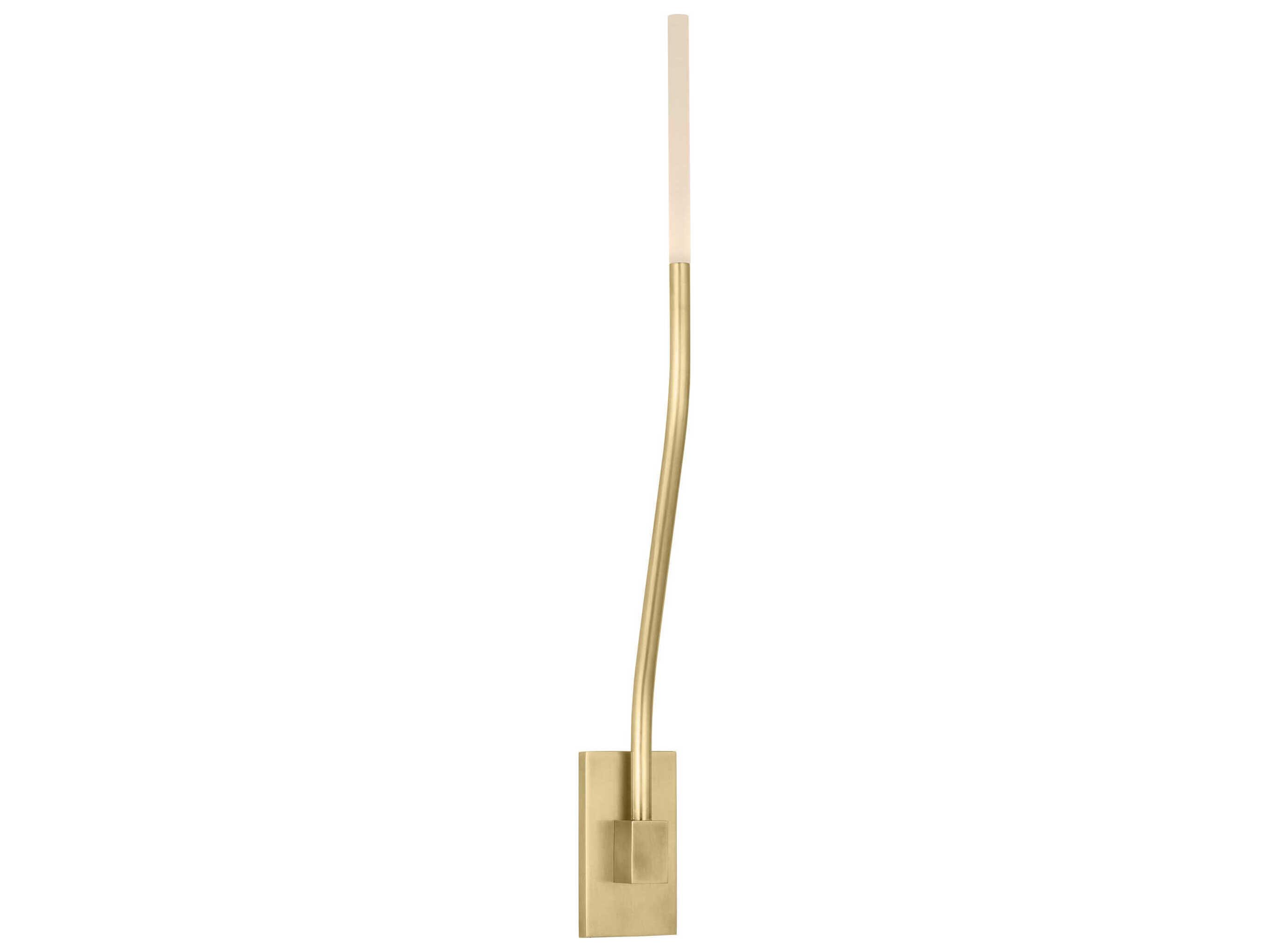 Visual Comfort Modern Lajos 1-Light Brass Wall Sconce