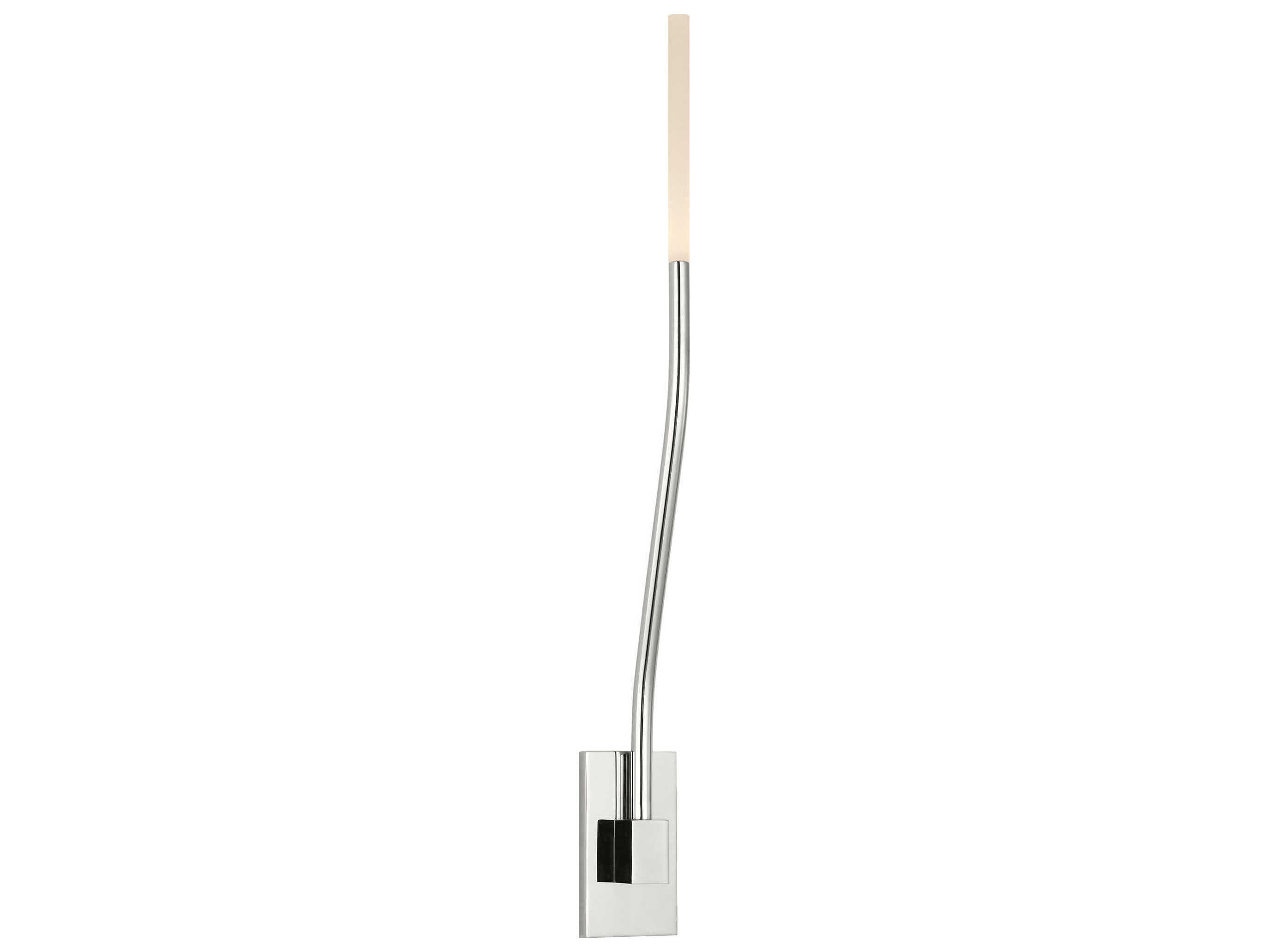 Visual Comfort Modern Lajos 1-Light Polished Nickel Wall Sconce