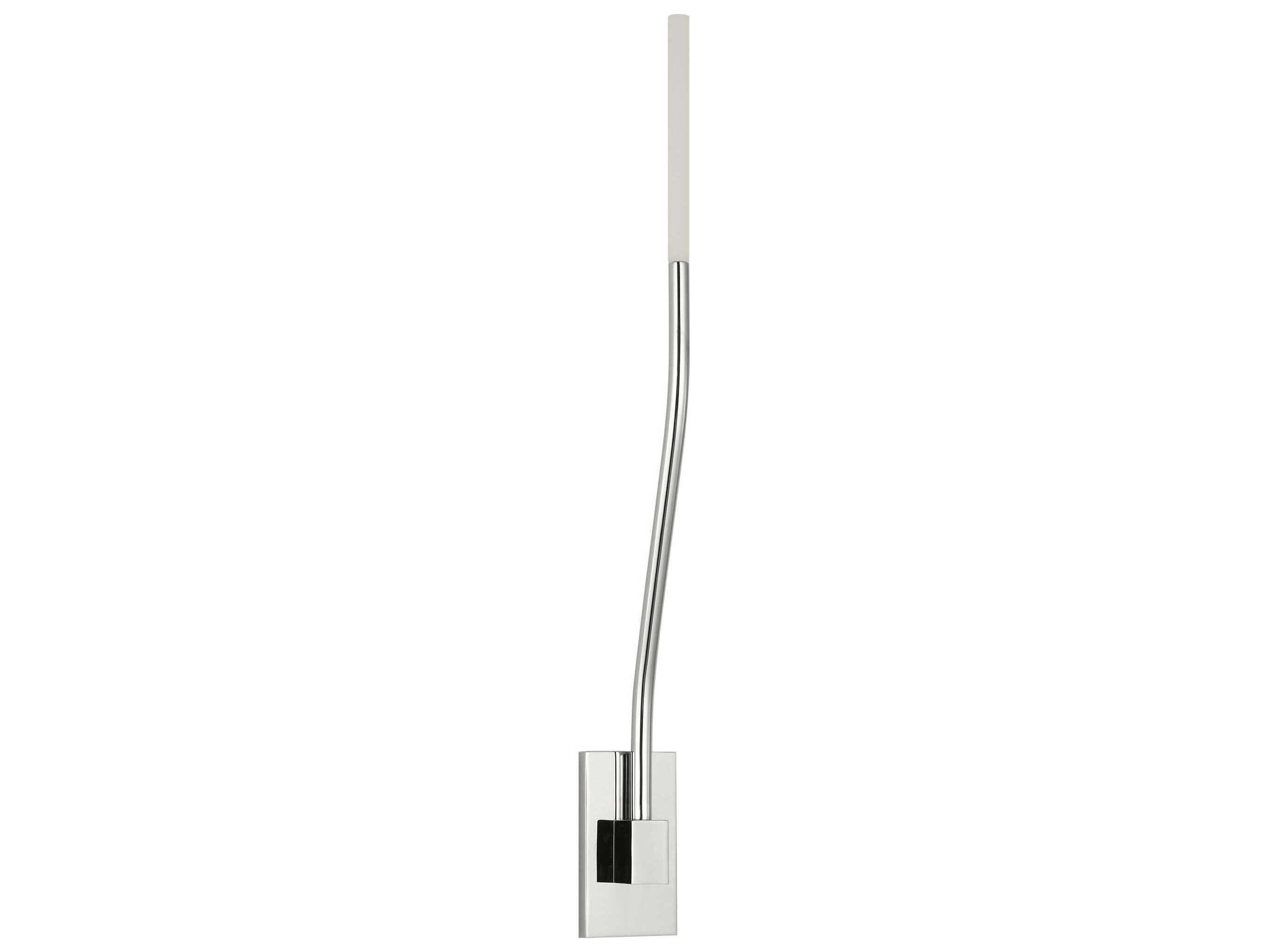 Visual Comfort Modern Lajos 1-Light Polished Nickel Wall Sconce