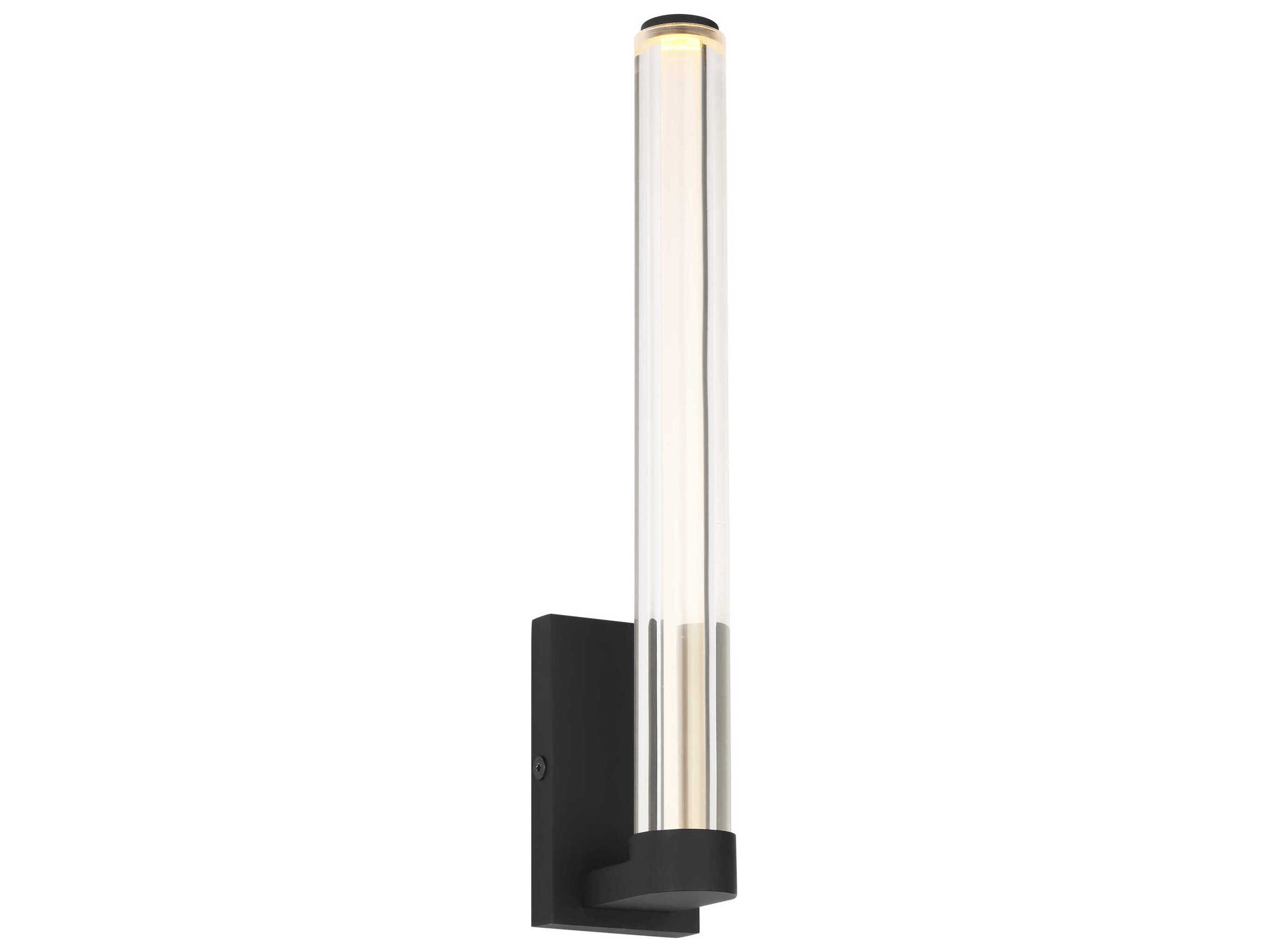 Visual Comfort Modern Reiya 1-Light Nightshade Black Wall Sconce