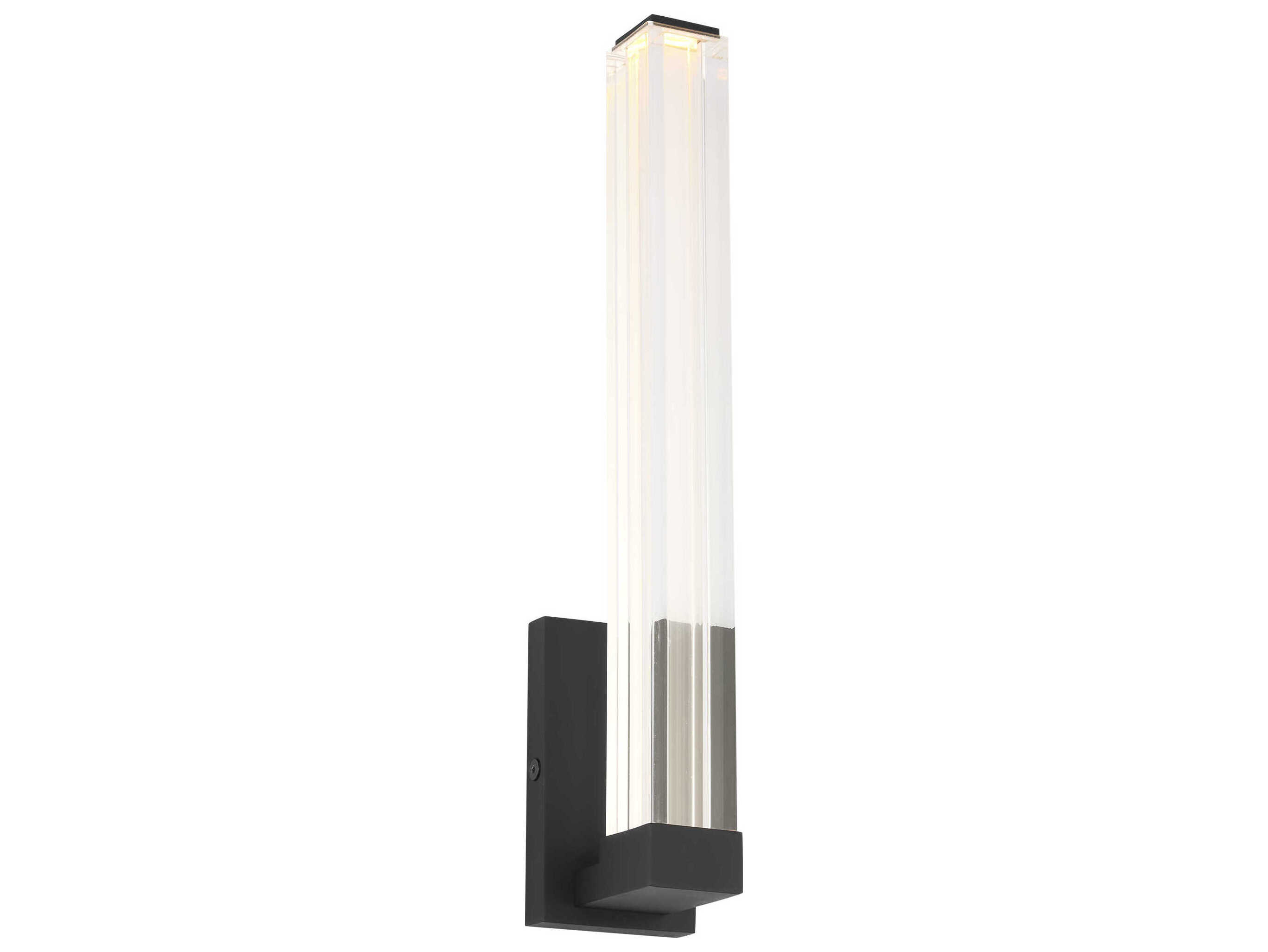 Visual Comfort Modern Reiya 1-Light Nightshade Black Wall Sconce
