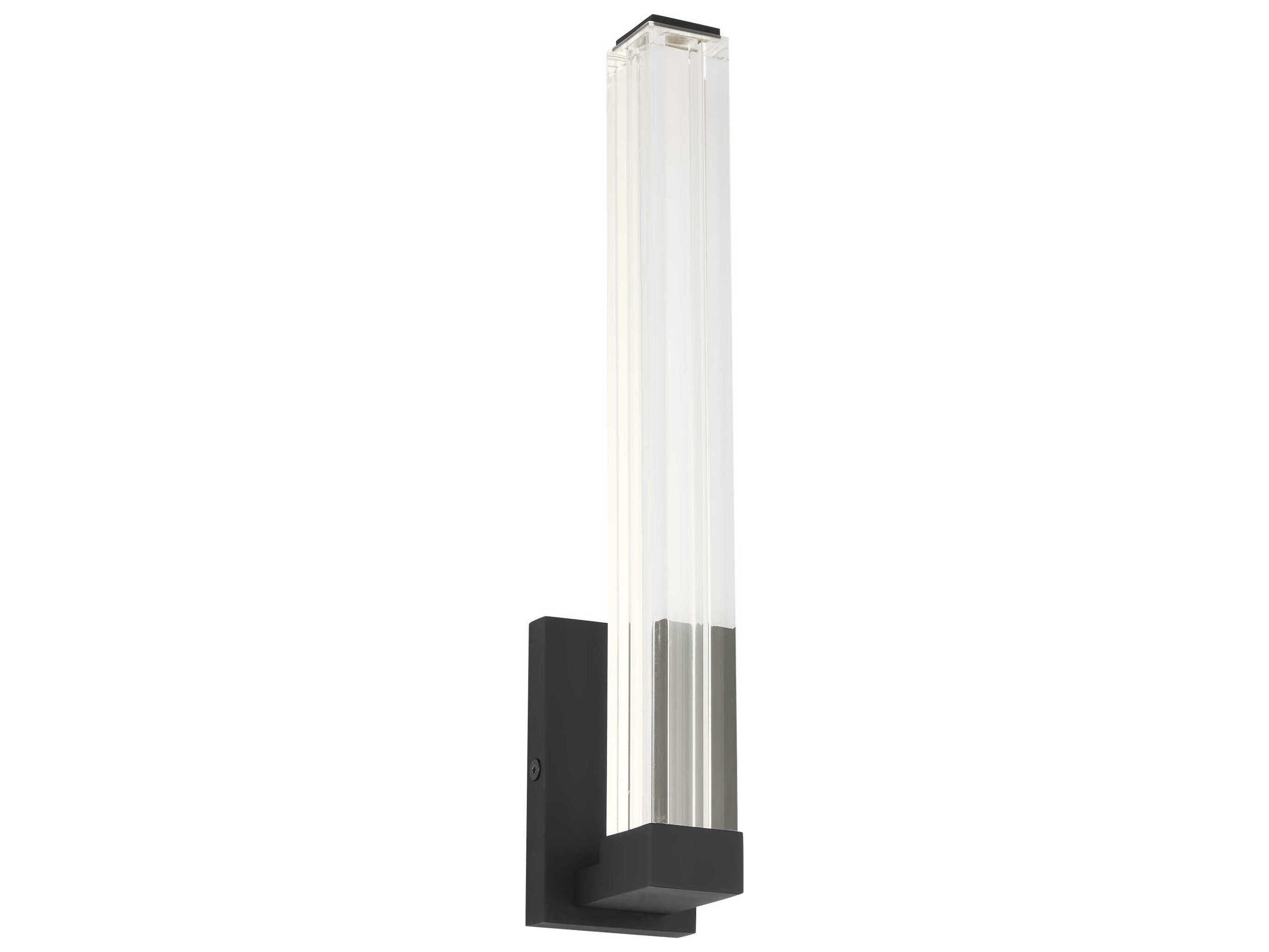 Visual Comfort Modern Reiya 1-Light Nightshade Black Wall Sconce