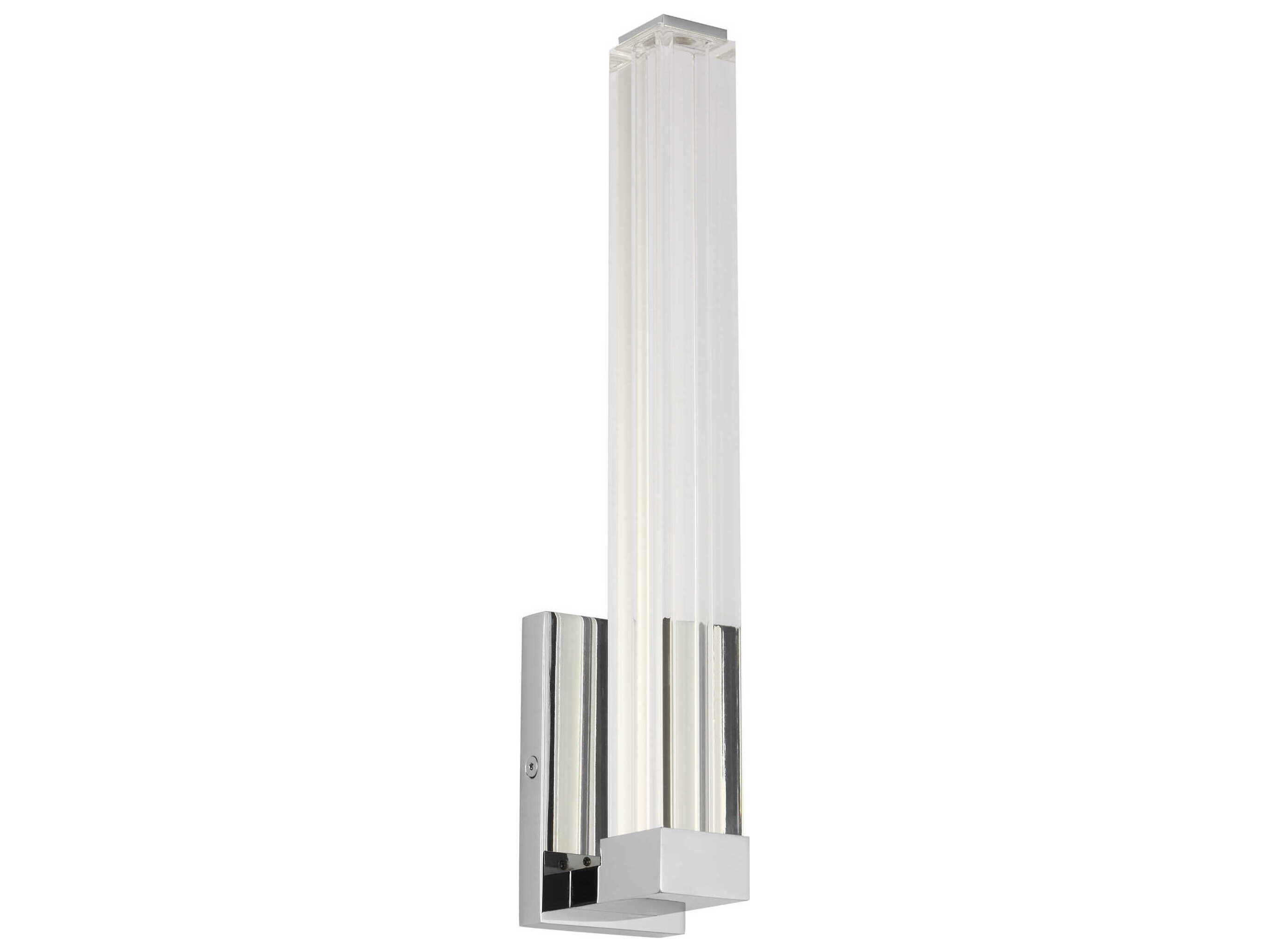Visual Comfort Modern Reiya 1-Light Chrome Wall Sconce
