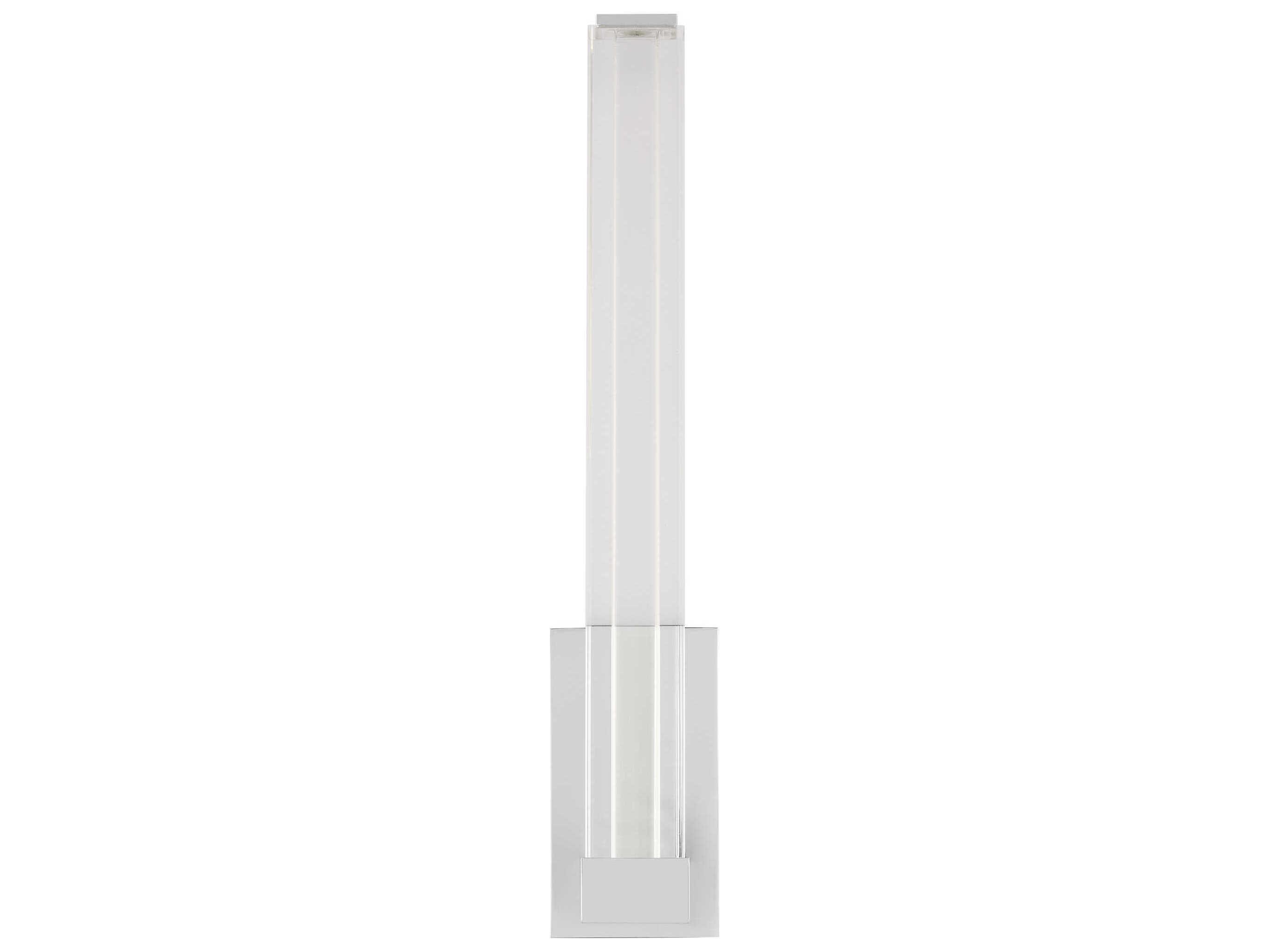 Visual Comfort Modern Reiya 1-Light Chrome Wall Sconce