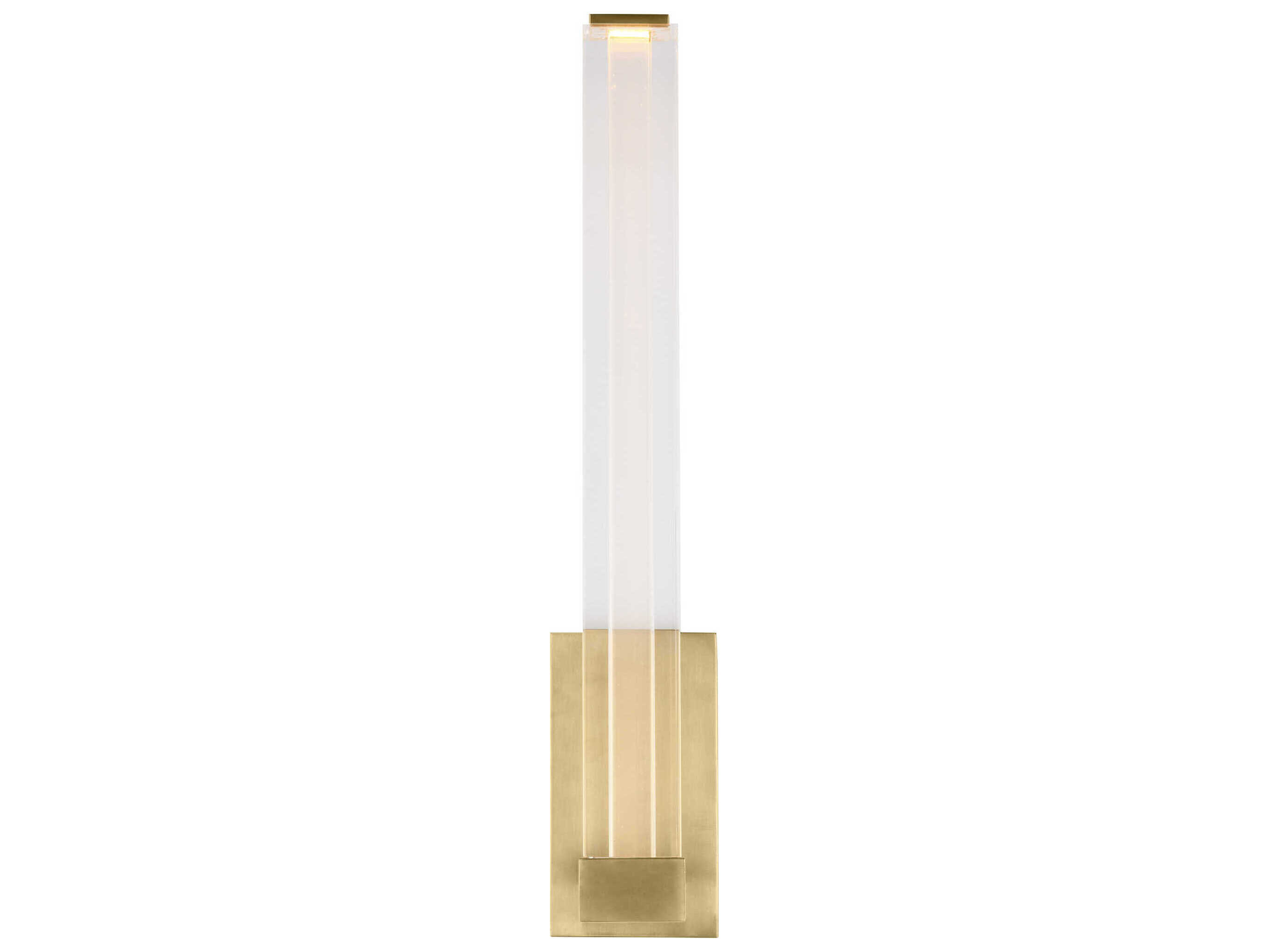 Visual Comfort Modern Reiya 1-Light Brass Wall Sconce