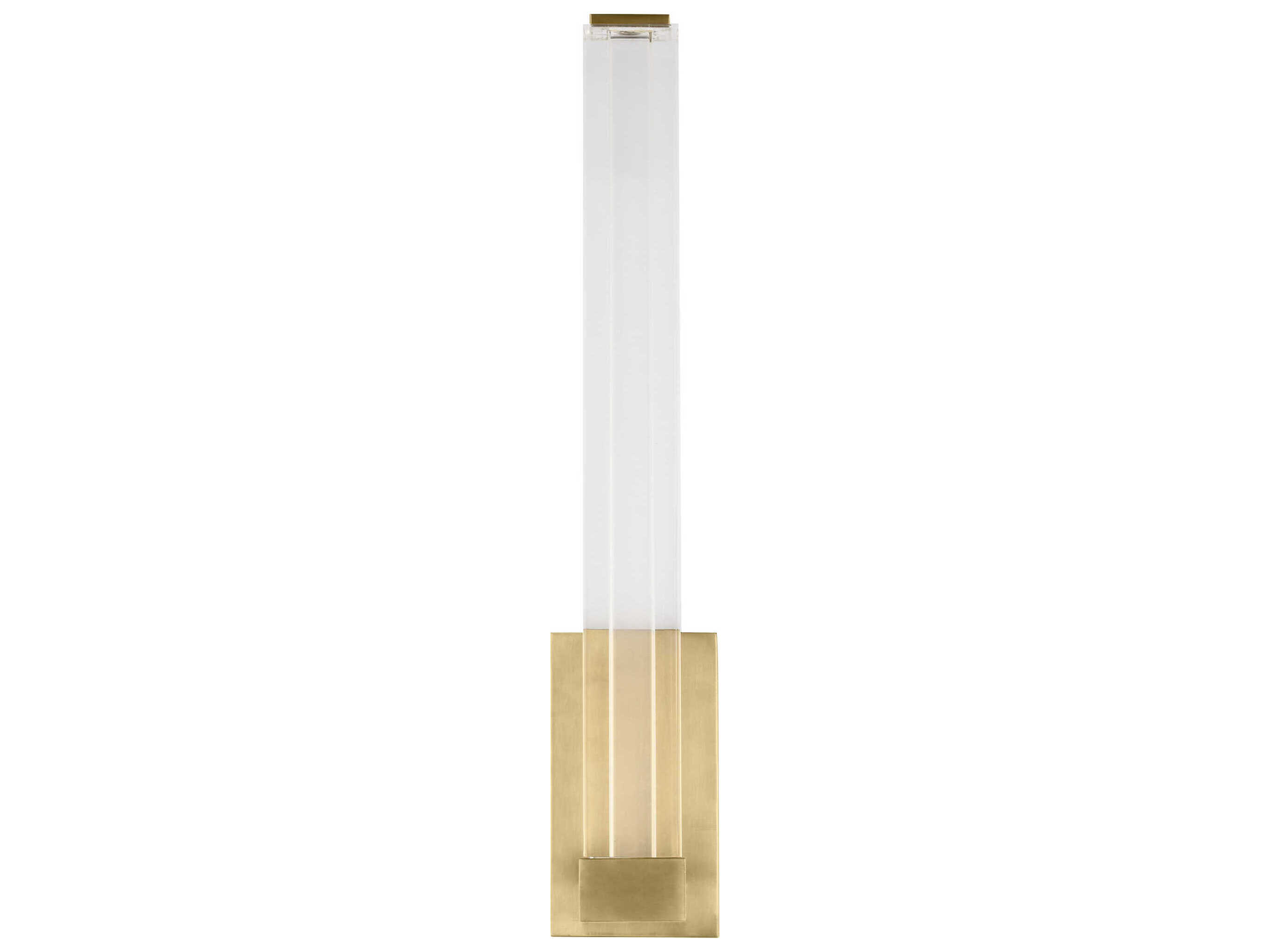 Visual Comfort Modern Reiya 1-Light Brass Wall Sconce