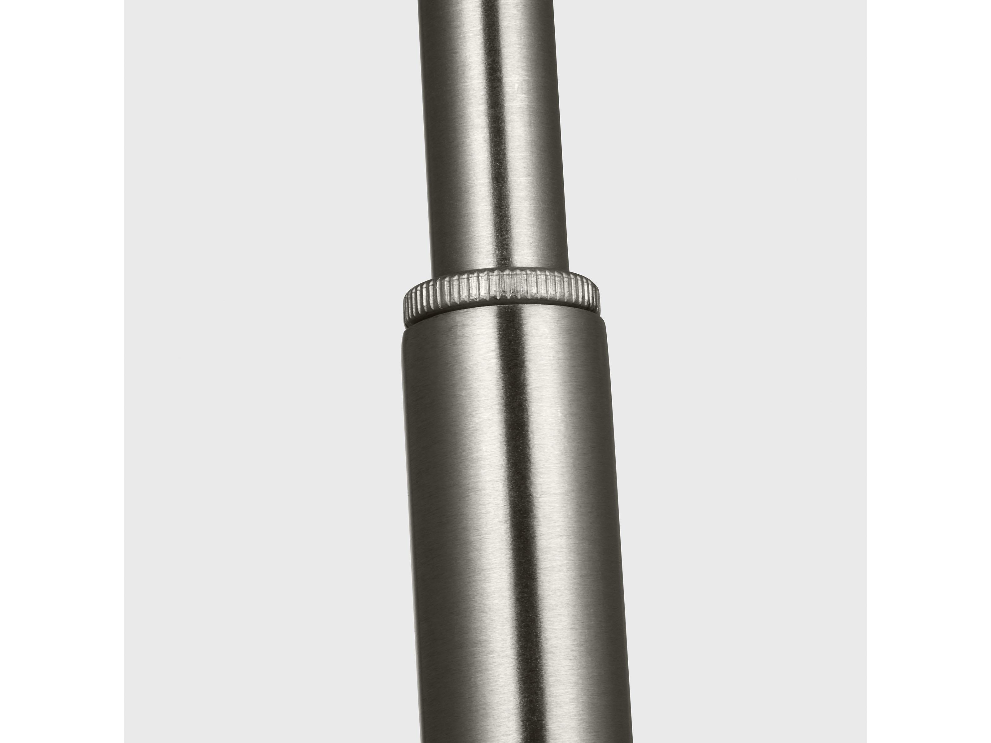 Visual Comfort Studio Fullton 3-Light Brushed Nickel Candelabra Cylinder Chandelier