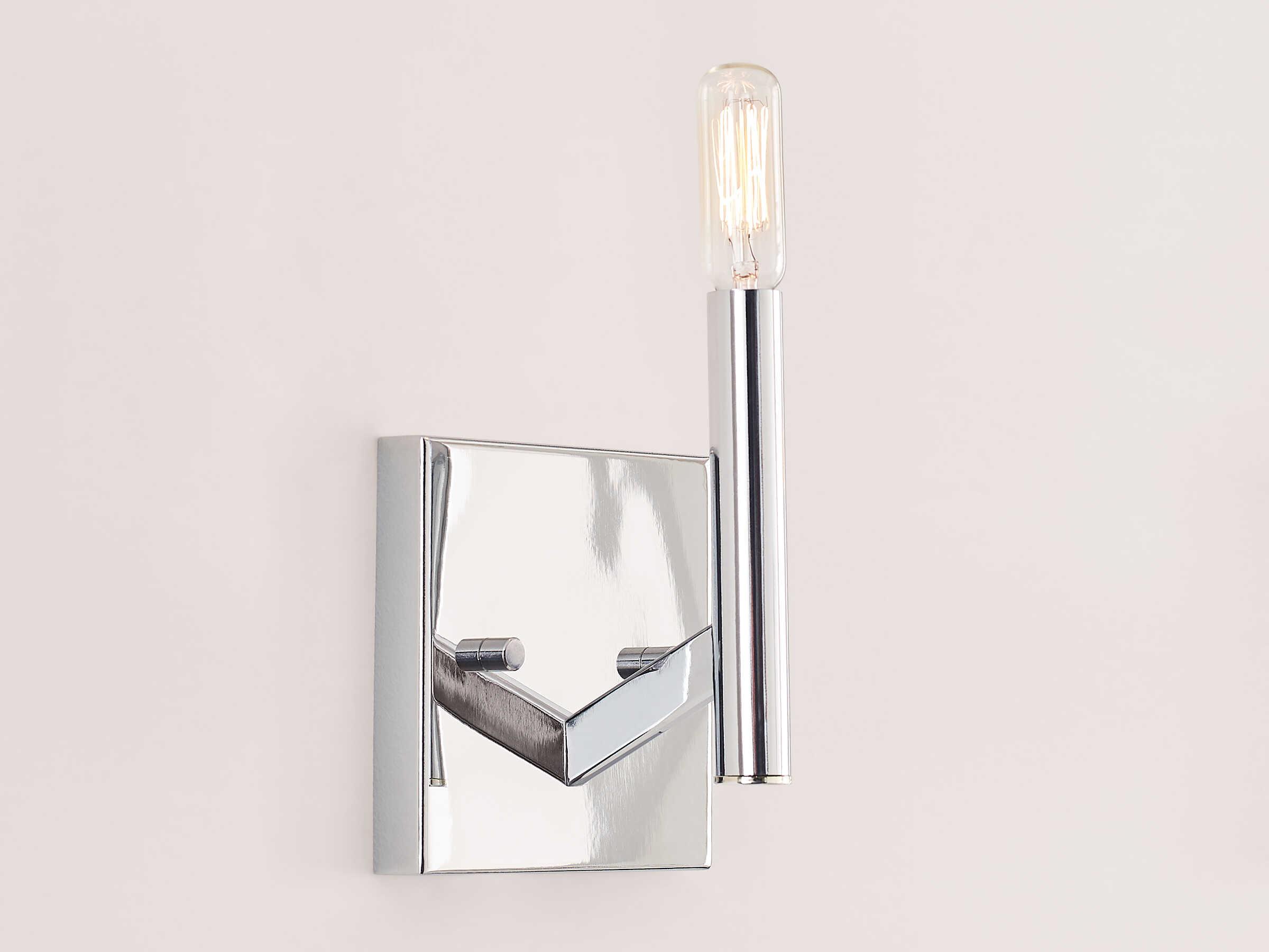 Visual Comfort Studio Vector 1-Light Chrome Wall Sconce