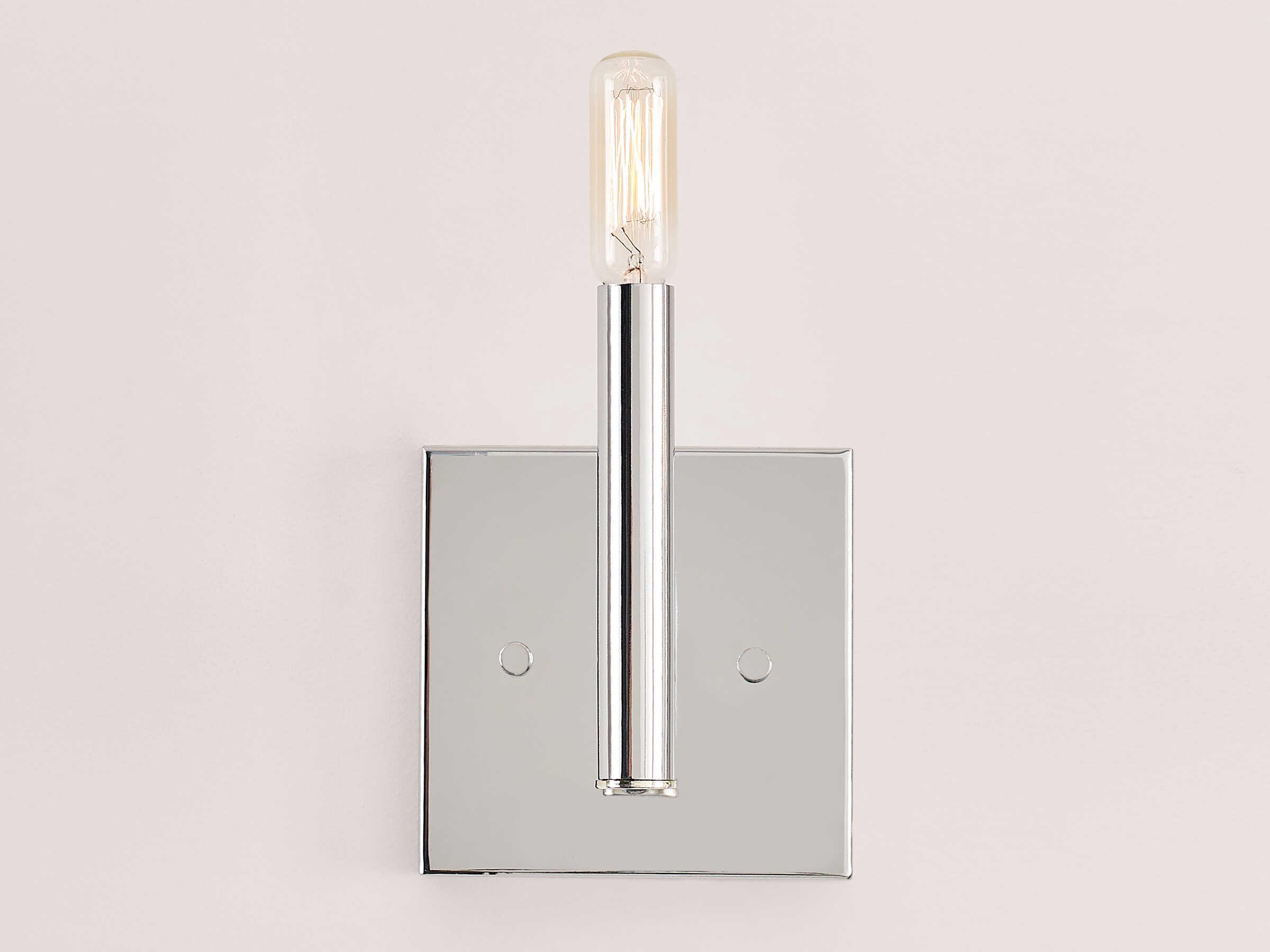 Visual Comfort Studio Vector 1-Light Chrome Wall Sconce