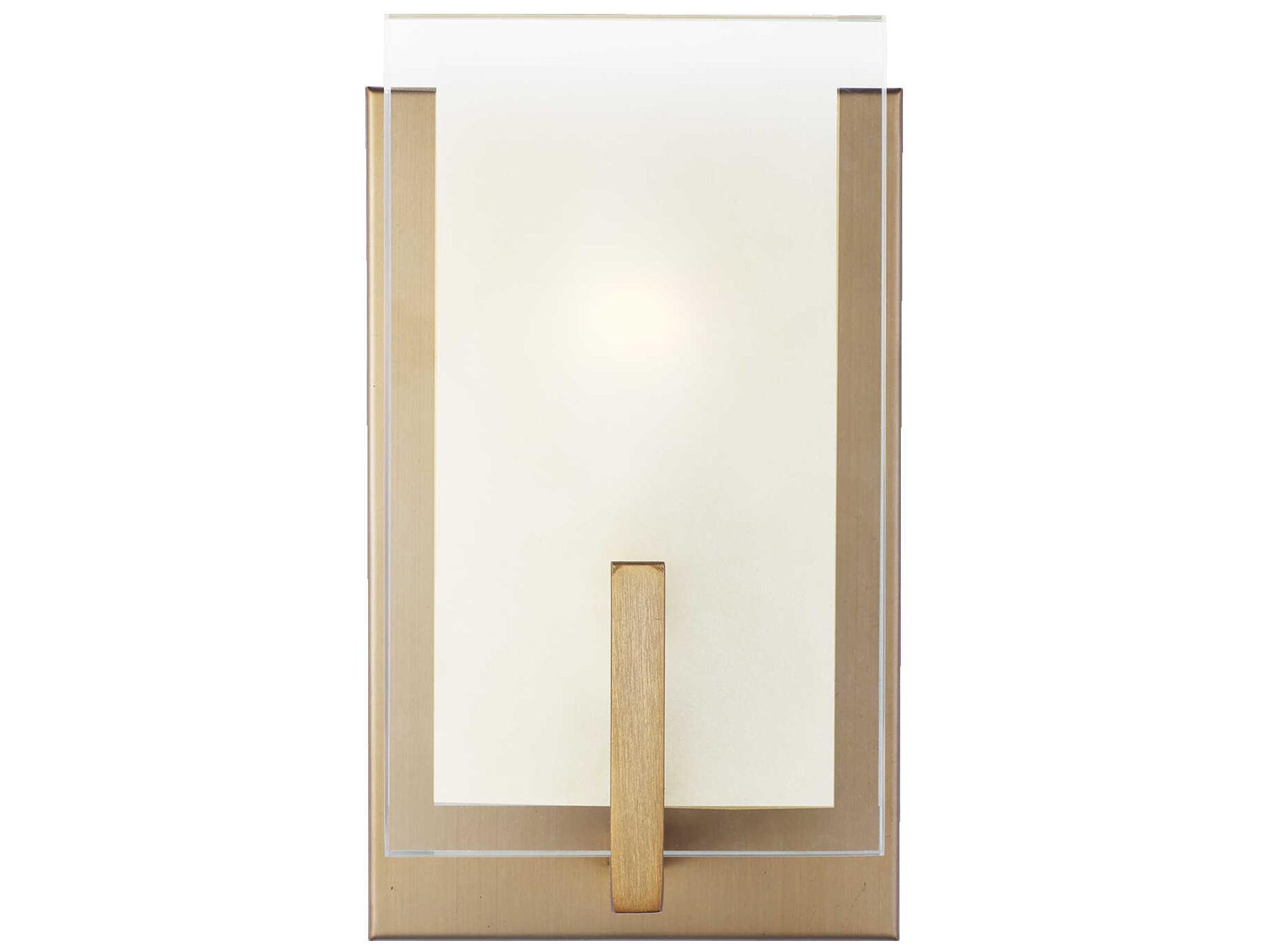 Visual Comfort Studio Syll 1-Light Satin Brass Wall Sconce