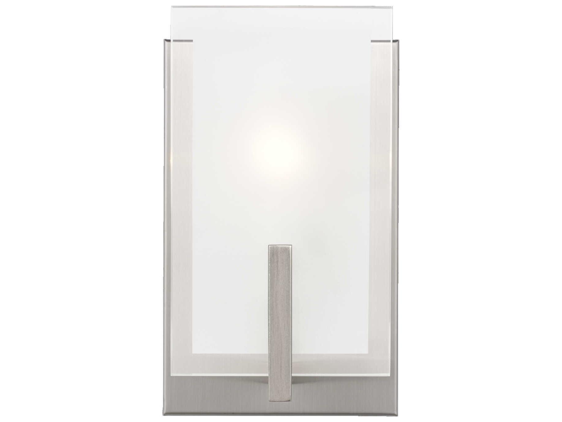 Visual Comfort Studio Syll 1-Light Brushed Nickel Wall Sconce